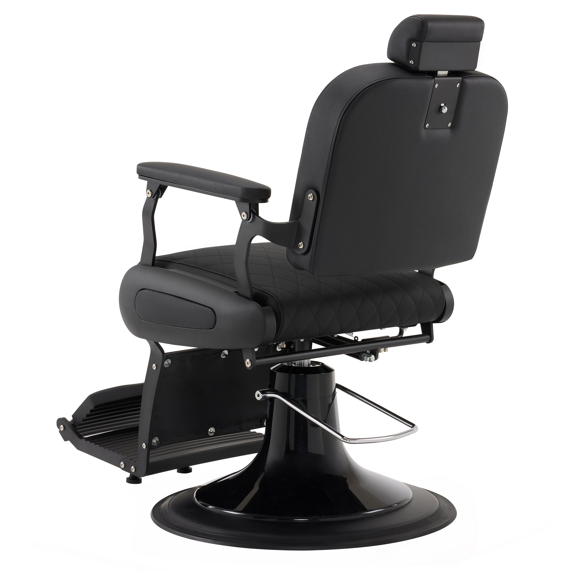 BarberPub All Purpose Barber Chair With Headrest, Reclining Swivel Salon Chair 9453