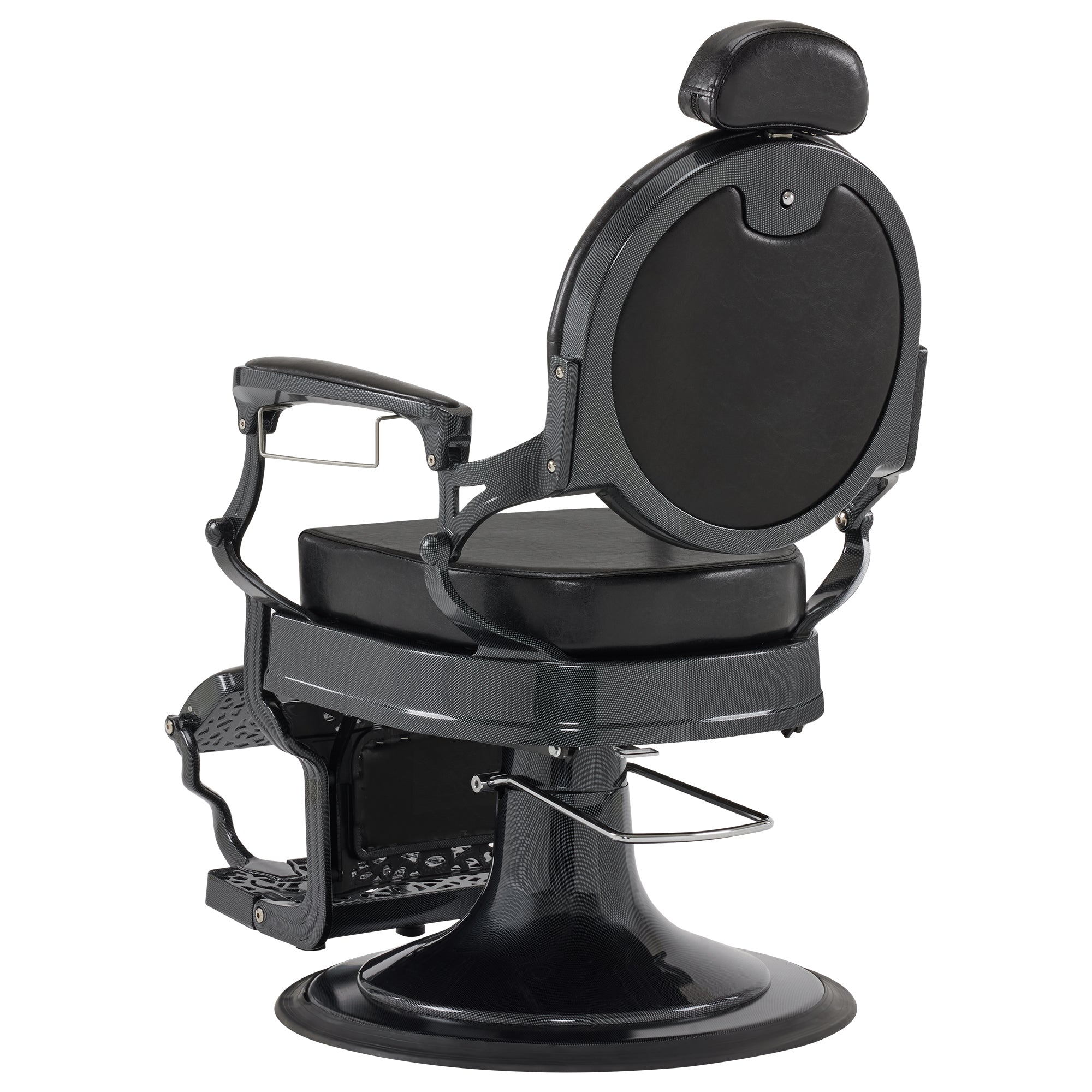 BarberPub Vintage Barber Chair for Hair Stylist, Reclining Styling Salon Chair 9457