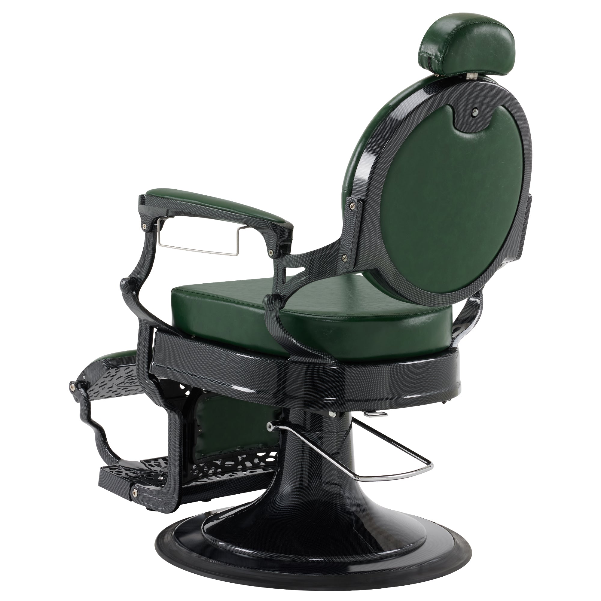 BarberPub Vintage Barber Chair for Hair Stylist, Reclining Styling Salon Chair 9457