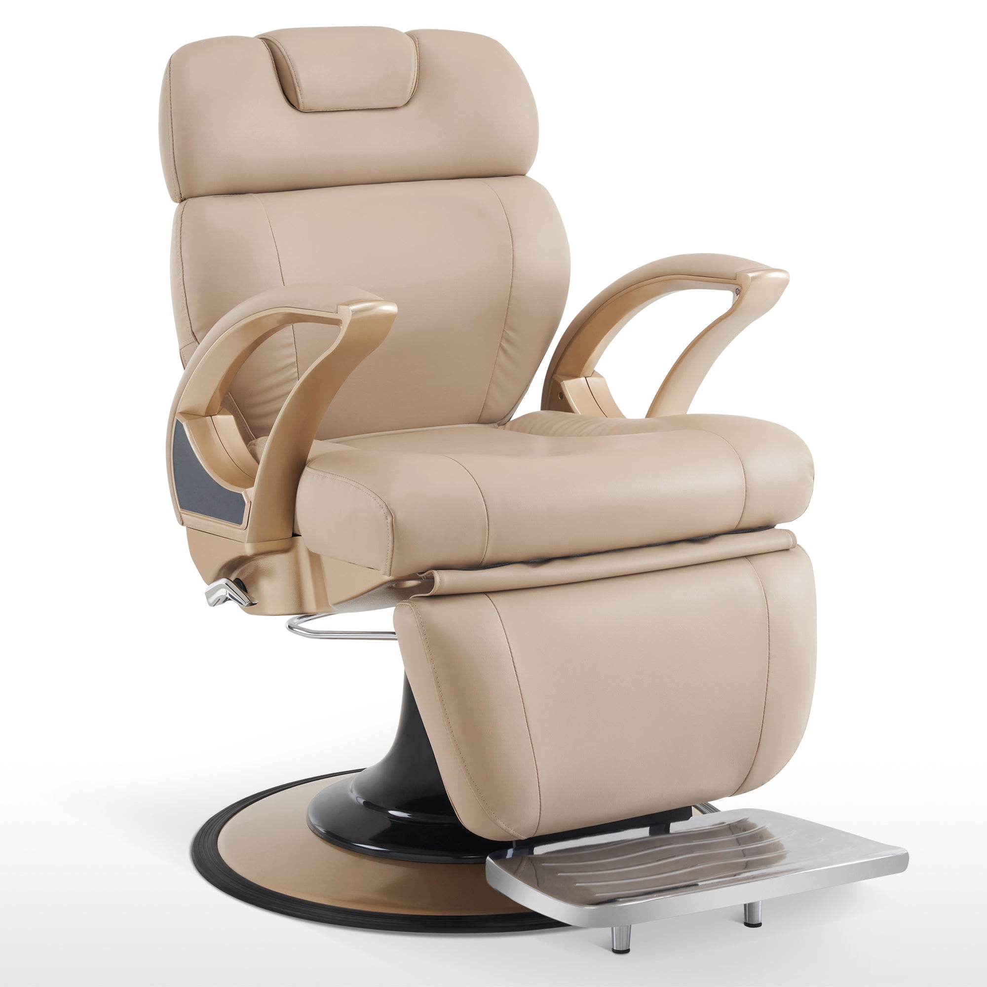BarberPub Reclining Barber Salon Chair, Hair Stylist Chair with Both Sides Levers 5945