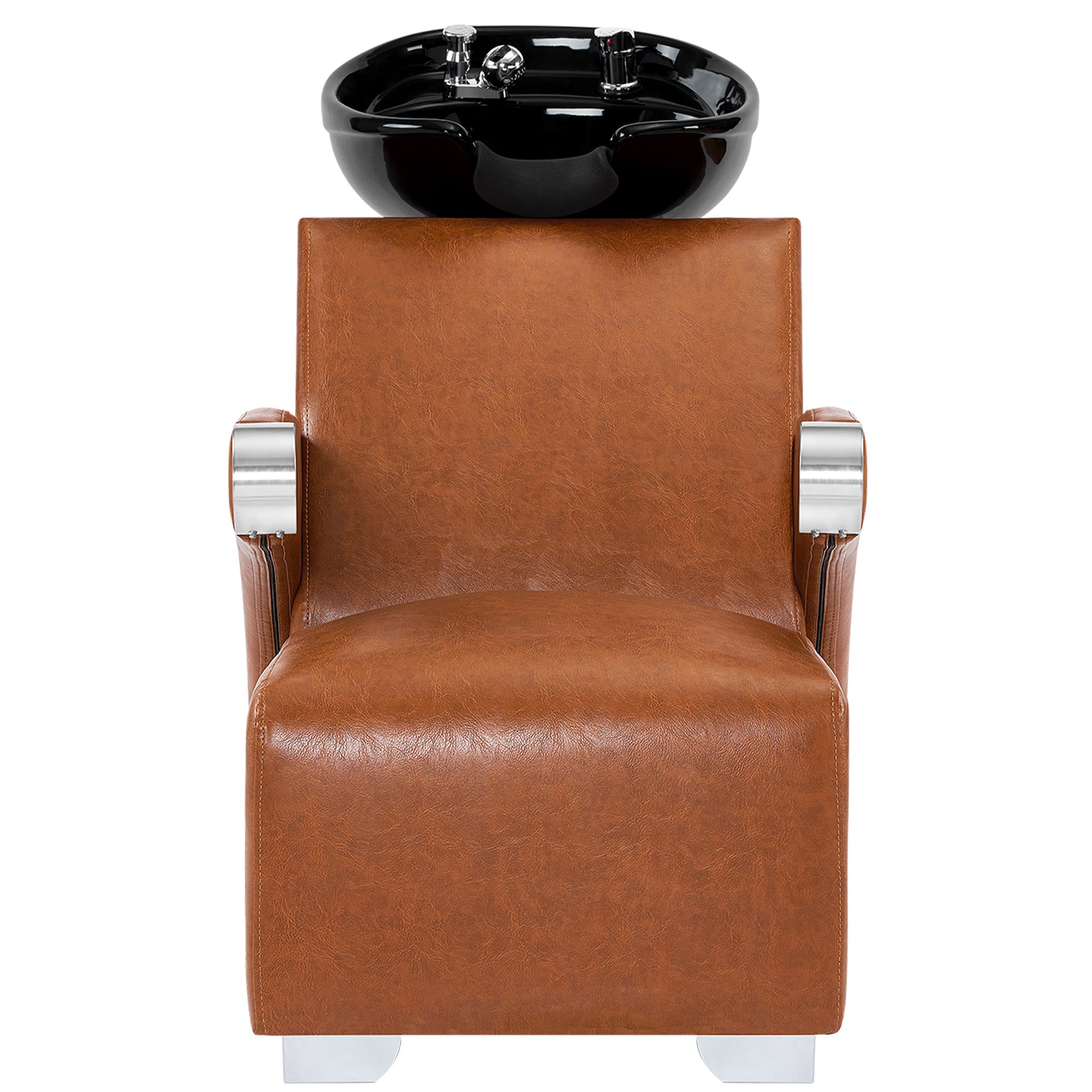 BarberPub Ceramic Bowl Backwash Shampoo Chair, Hair Washing Salon Station 9102