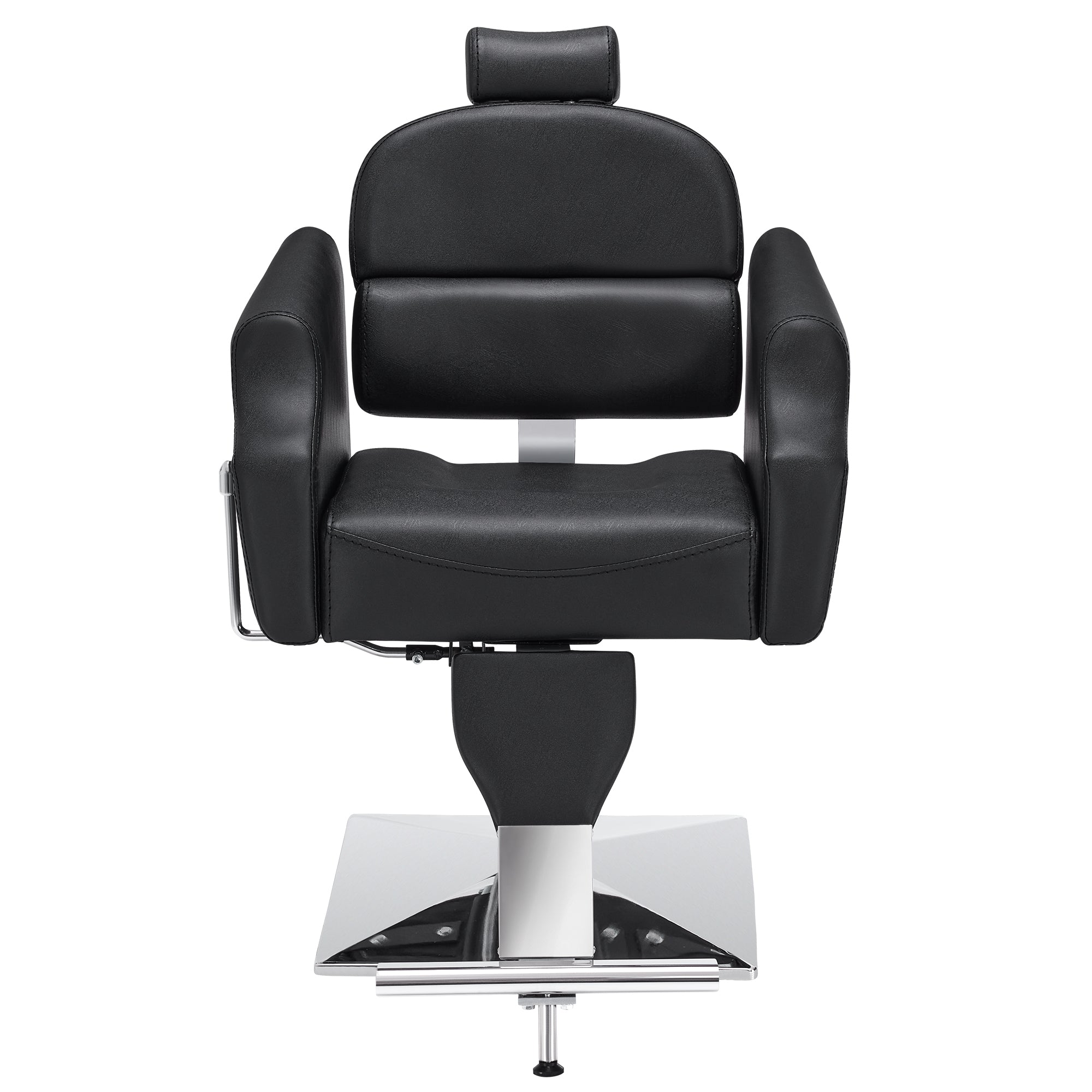 BarberPub Heavy-Duty Reclining Barber Chair with Adjustable Headrest 3125