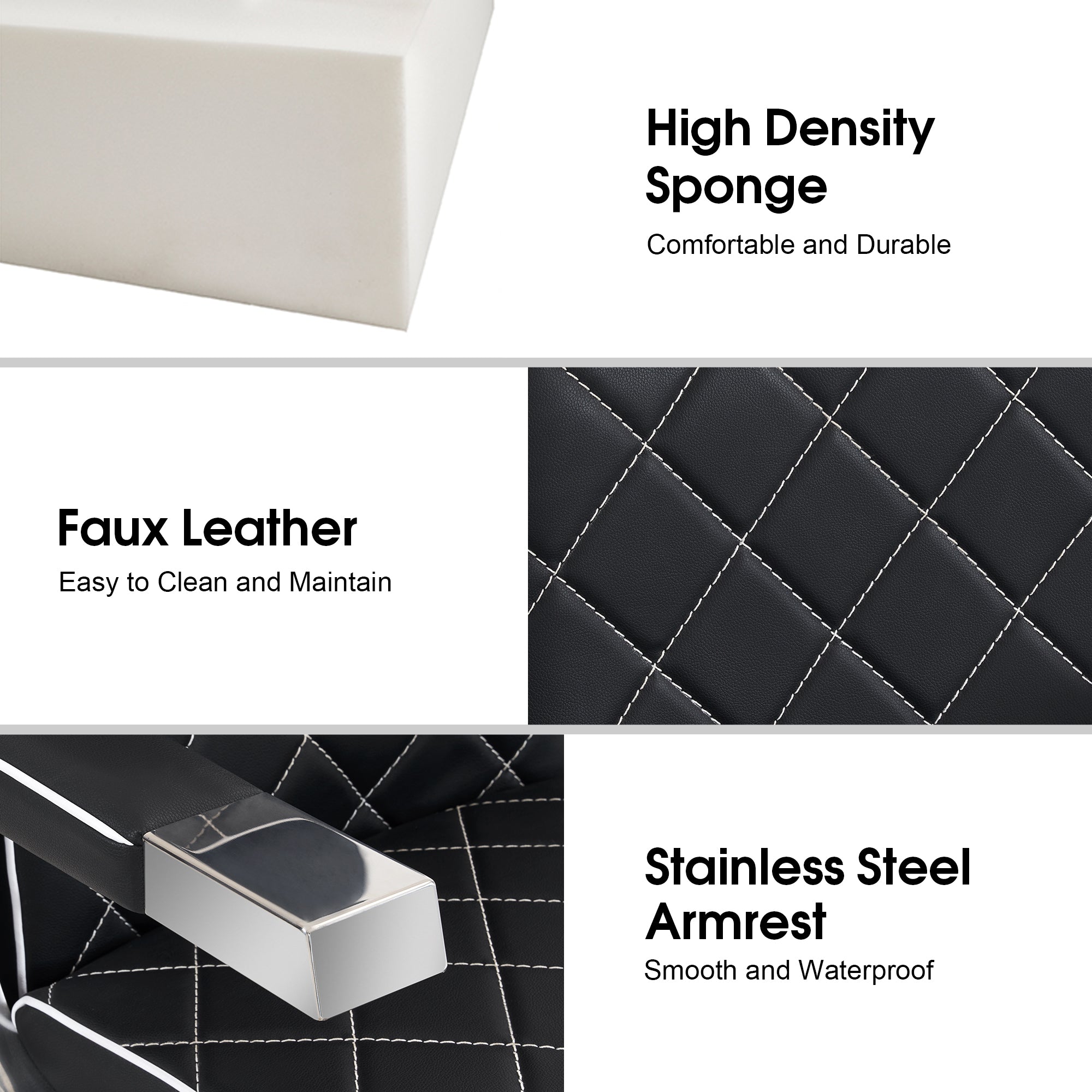 BarberPub All Purpose Barber Chair, 660lbs Hydraulic Pump, Salon&Spa Chair 8625