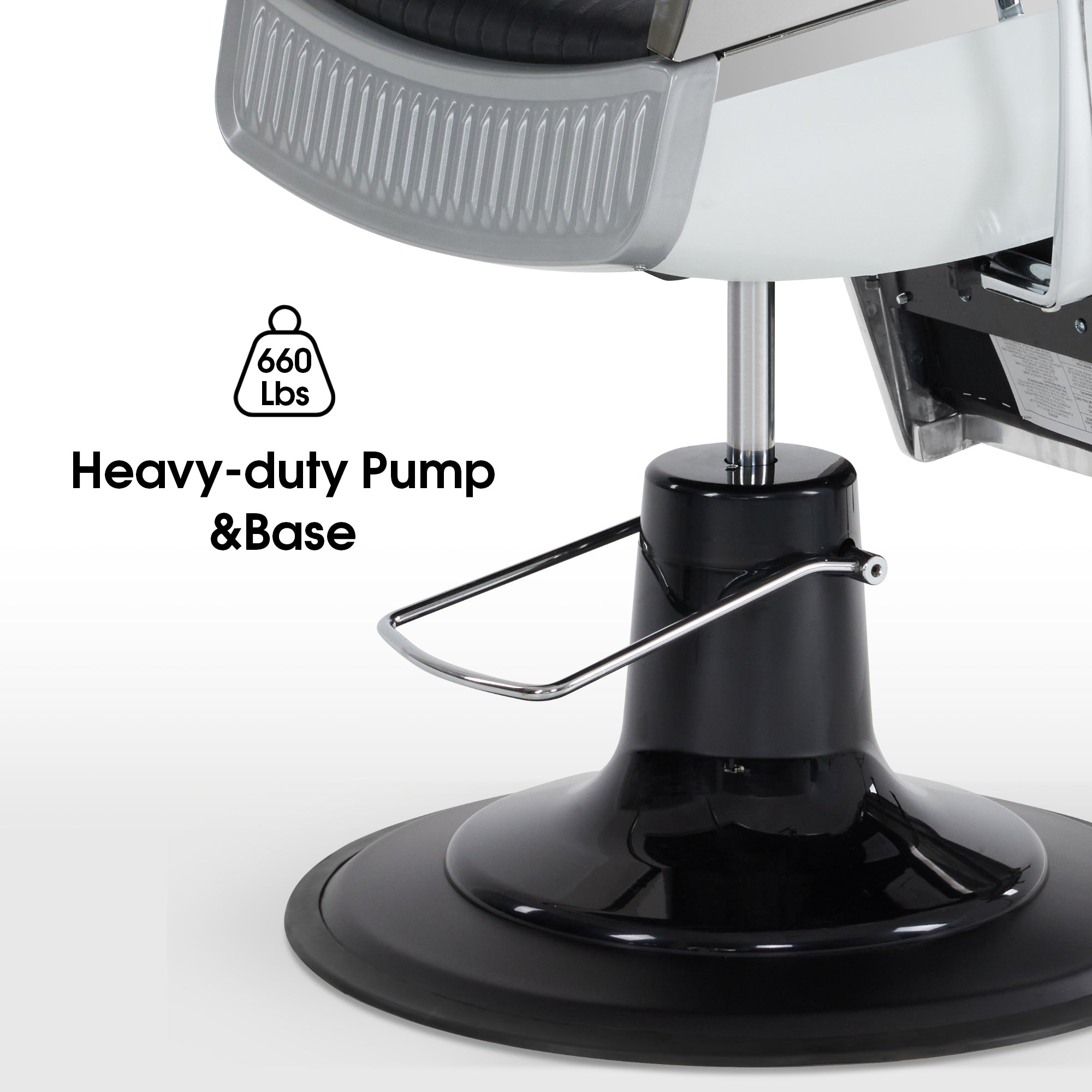 BarberPub All Purpose Barber Chair, Heavy Duty Hydraulic Reclining Salon Chair 2008