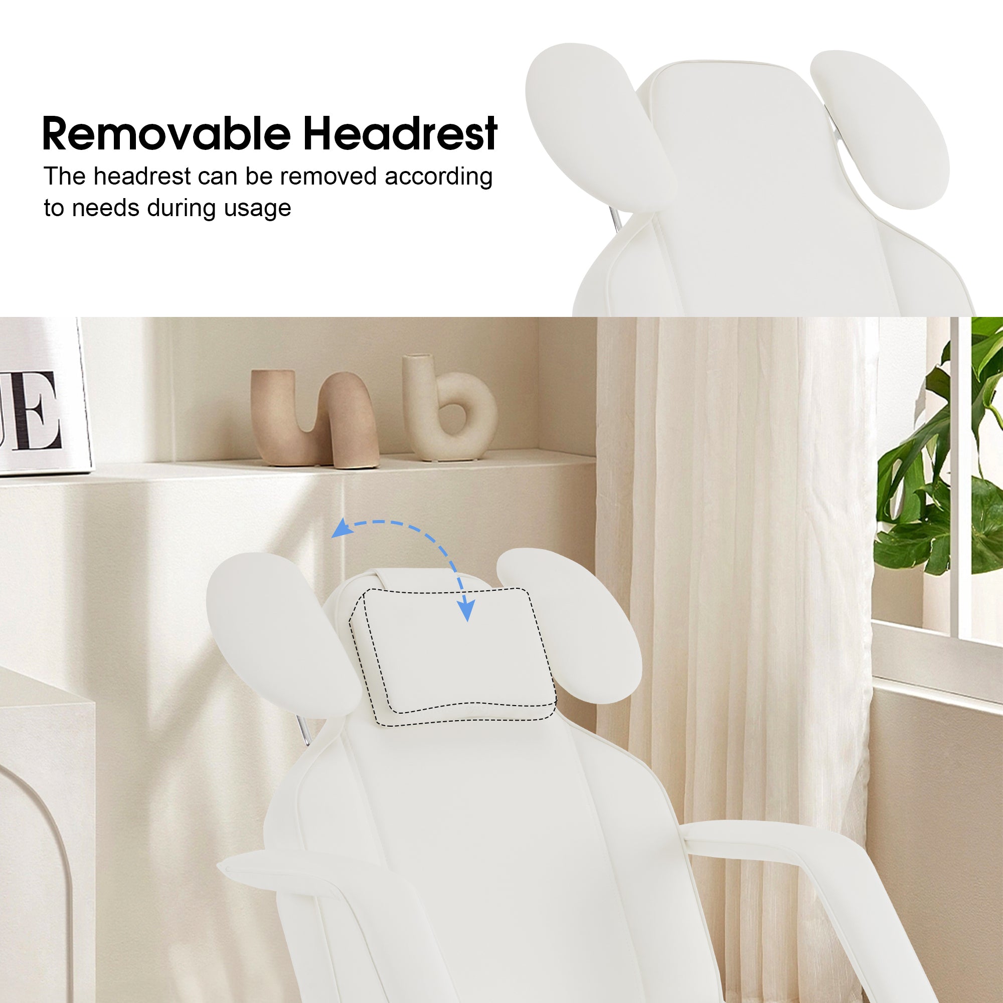 BarberPub Adjustable esthetician Facial Bed, Lash Recliner Chair 180 degree, 300 lbs capacity 2110