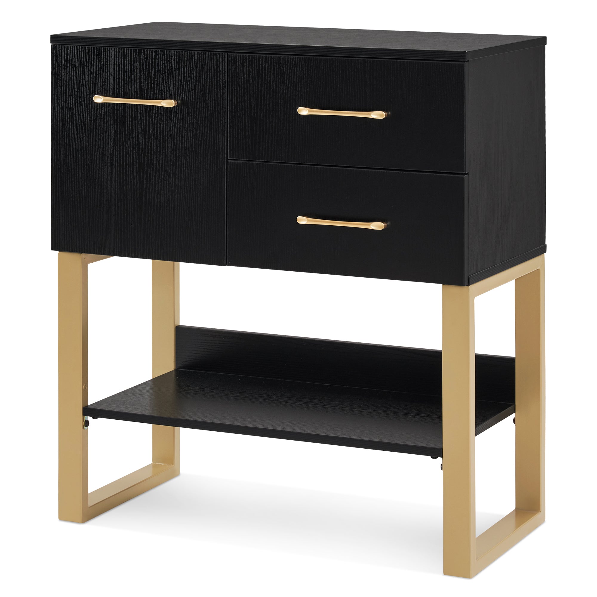 BarberPub Barber Station Wall Mount Storage Cabinet Bathroom Dresser with Shelf 3185