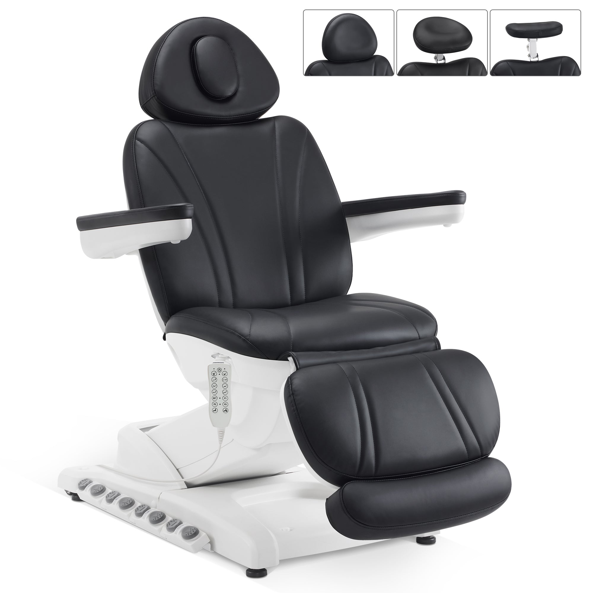 BarberPub Full Electrical 4 Motors Facial Beauty Bed, 400 lbs Capacity, 3 Preset Positions 2119