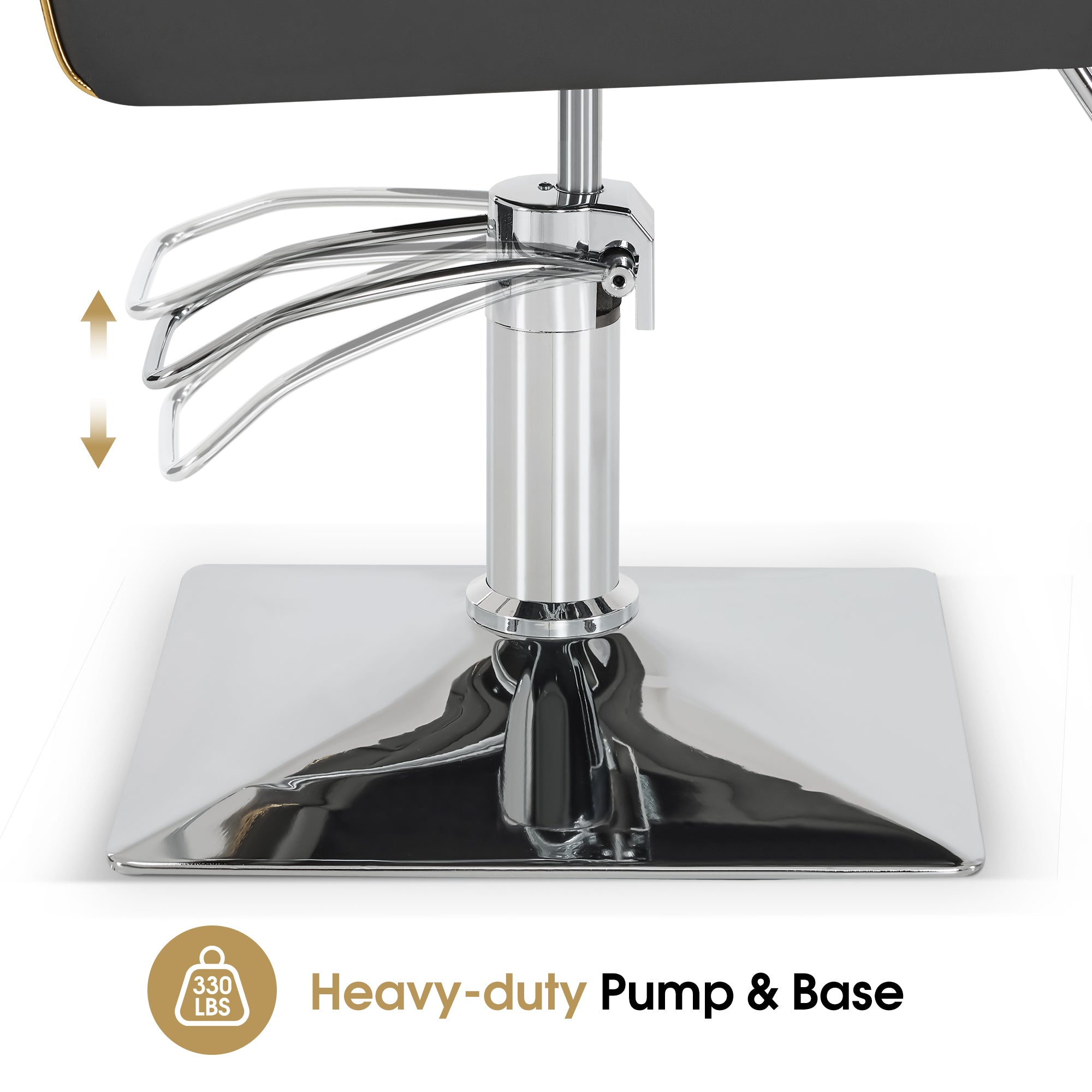 Salon & Barber Styling Chair 8885 with Hydraulic Base and Backwash Shampoo Chair 9175 with Adjustable Porcelain Bowl – Complete Professional Salon Set for Spas and Stylists