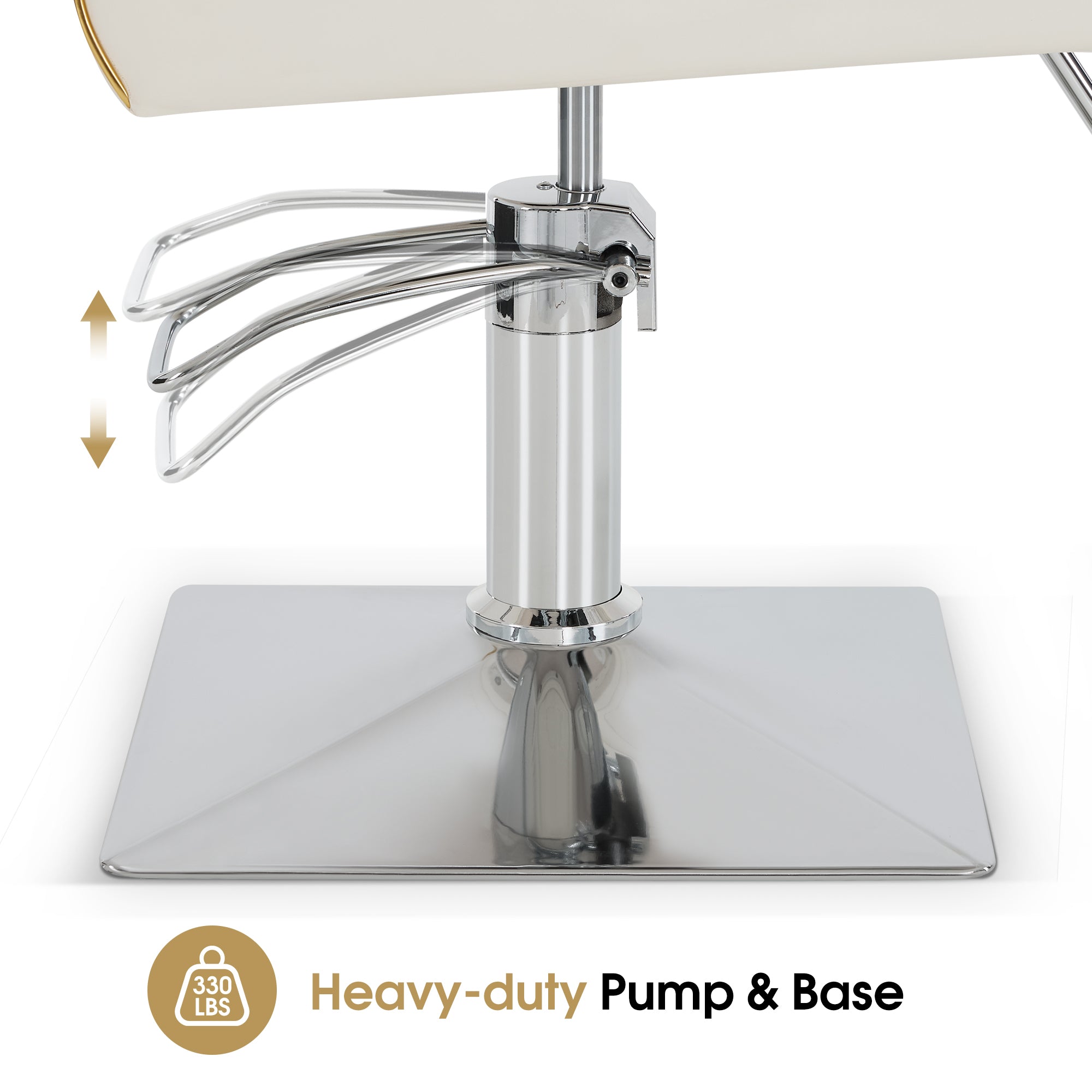 Salon & Barber Styling Chair 8885 with Hydraulic Base and Backwash Shampoo Chair 9175 with Adjustable Porcelain Bowl – Complete Professional Salon Set for Spas and Stylists