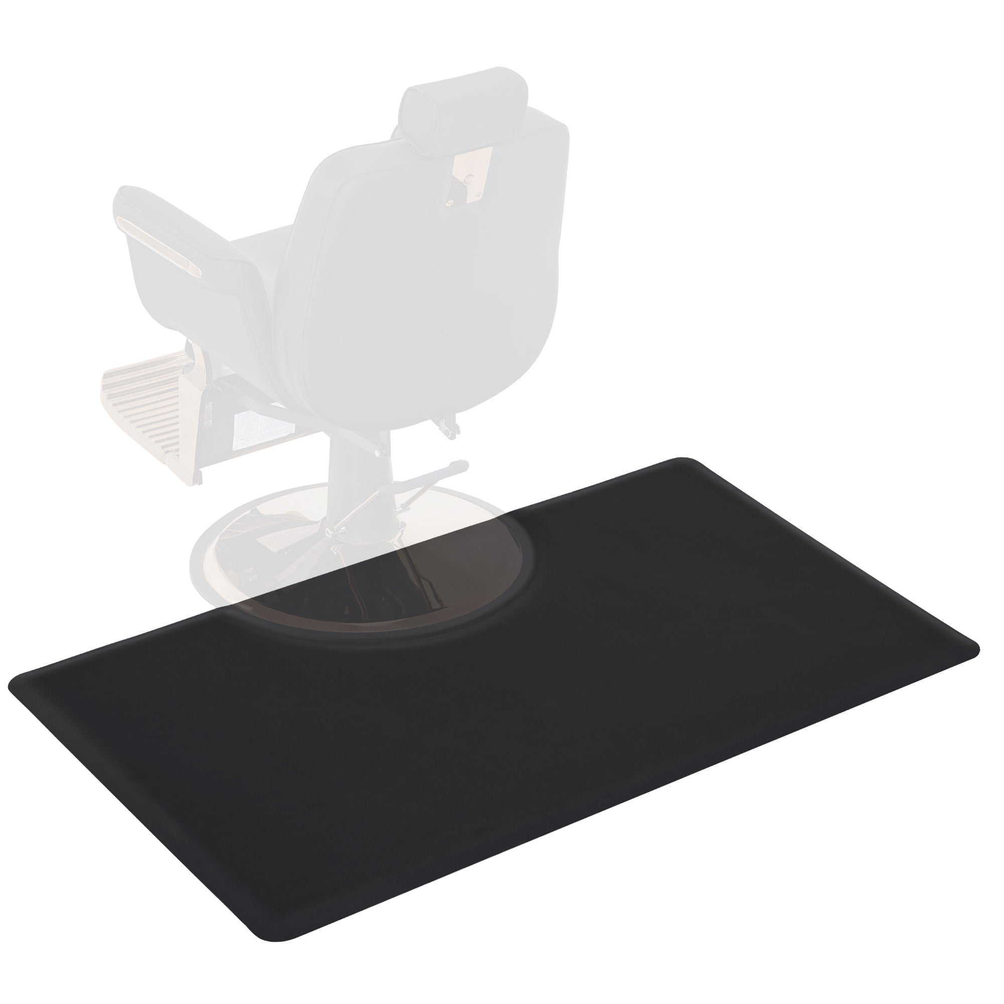 BarberPub 3x5 ft Salon Floor Mat Barber Floor Anti Fatigue Mat Rectangle 7/8'' Thick 0045