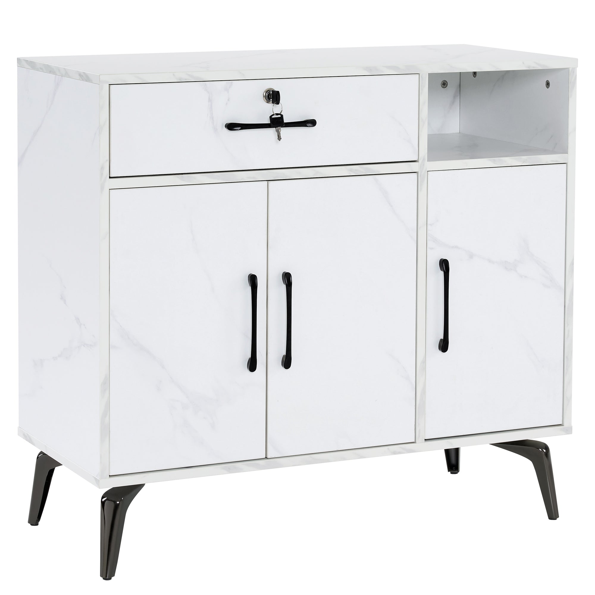 Hair Salon Storage Station for Hair Stylist, Modern Beauty Utility Equipment for Makeup 3163