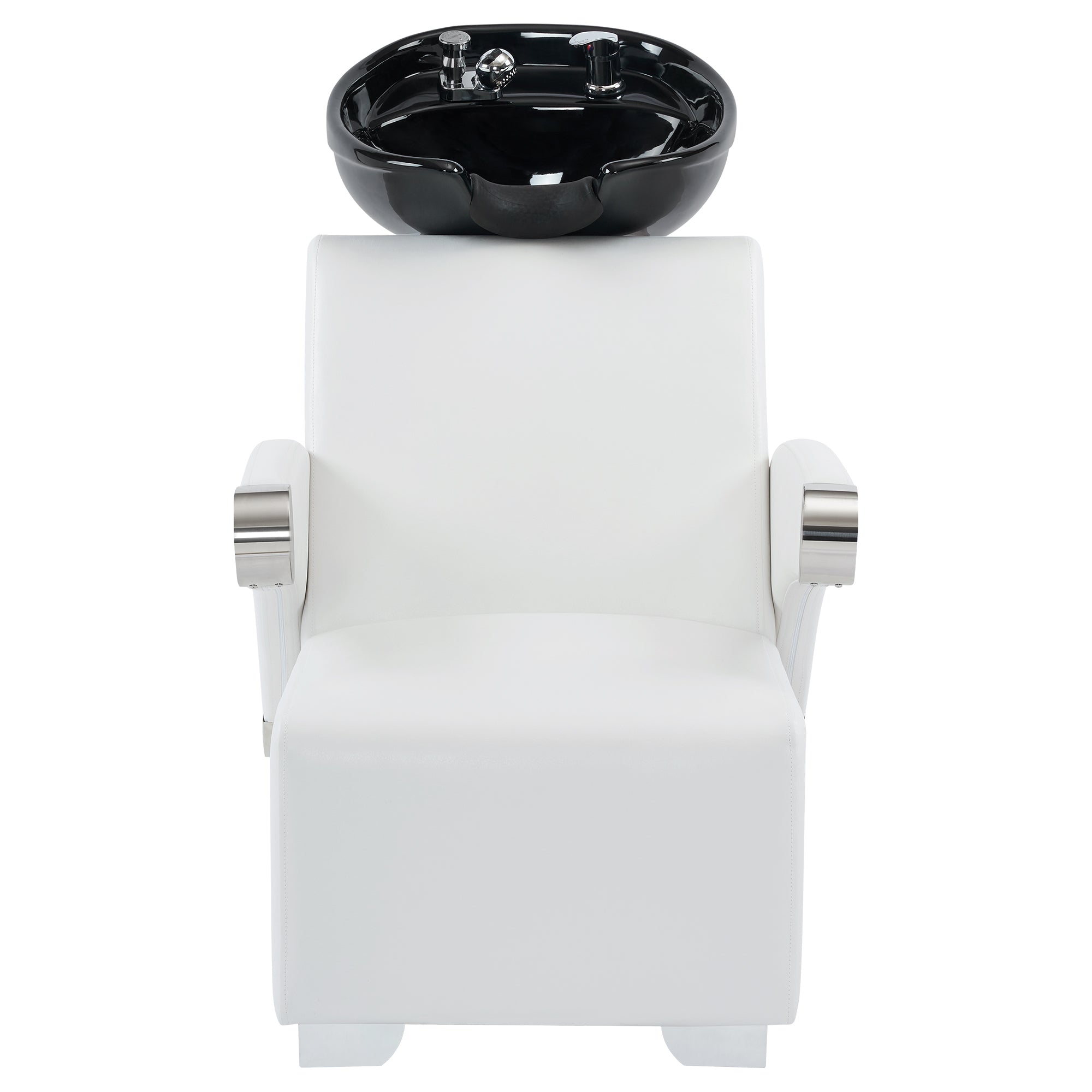 BarberPub Ceramic Bowl Backwash Shampoo Chair, Hair Washing Salon Station 9102