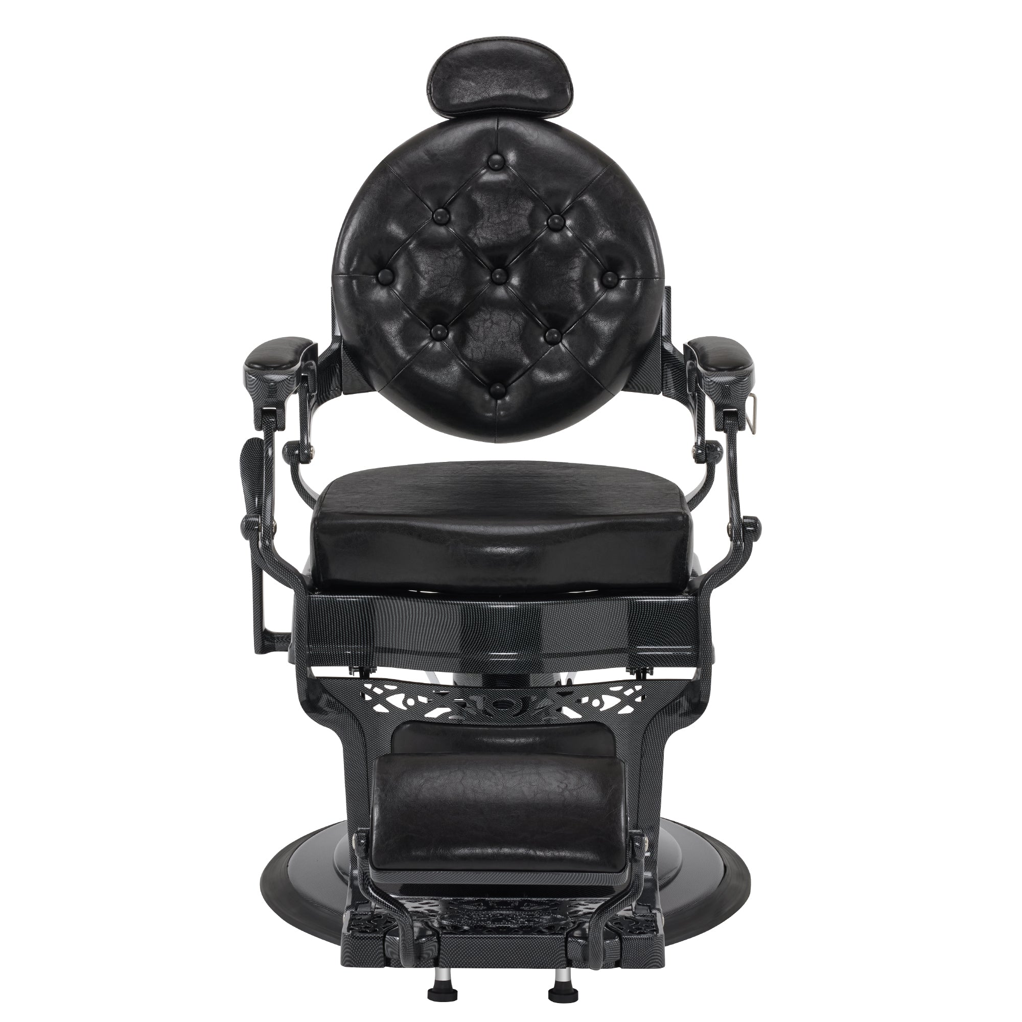 BarberPub Vintage Barber Chair for Hair Stylist, Reclining Styling Salon Chair 9457