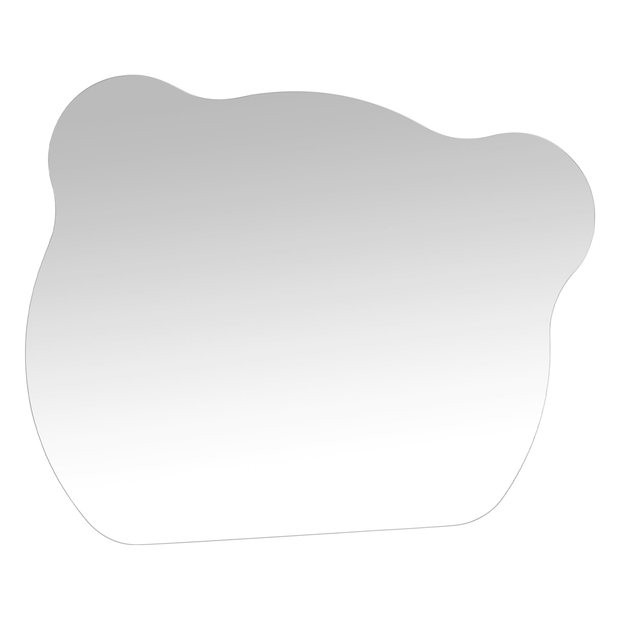BarberPub Wall Mount Dressing Mirror Salon Mirror with Wooden Frame CH/RO/EL-3