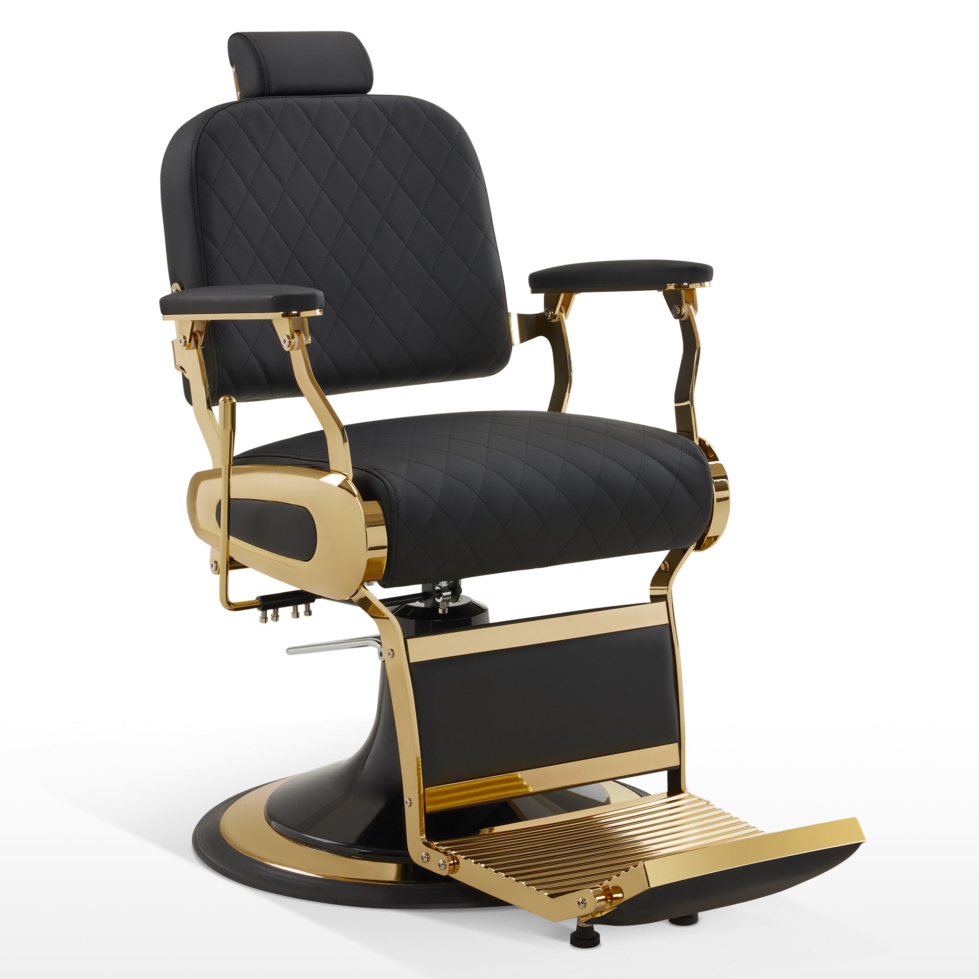 BarberPub All Purpose Barber Chair With Headrest, Reclining Swivel Salon Chair 9453