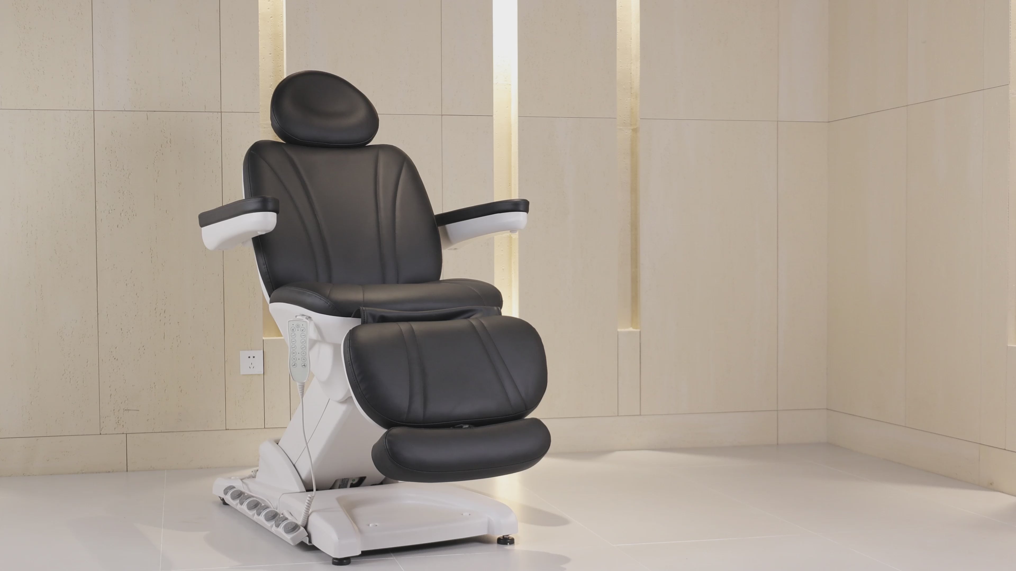BarberPub Full Electrical 4 Motors Facial Beauty Bed, 400 lbs Capacity, 3 Preset Positions 2119