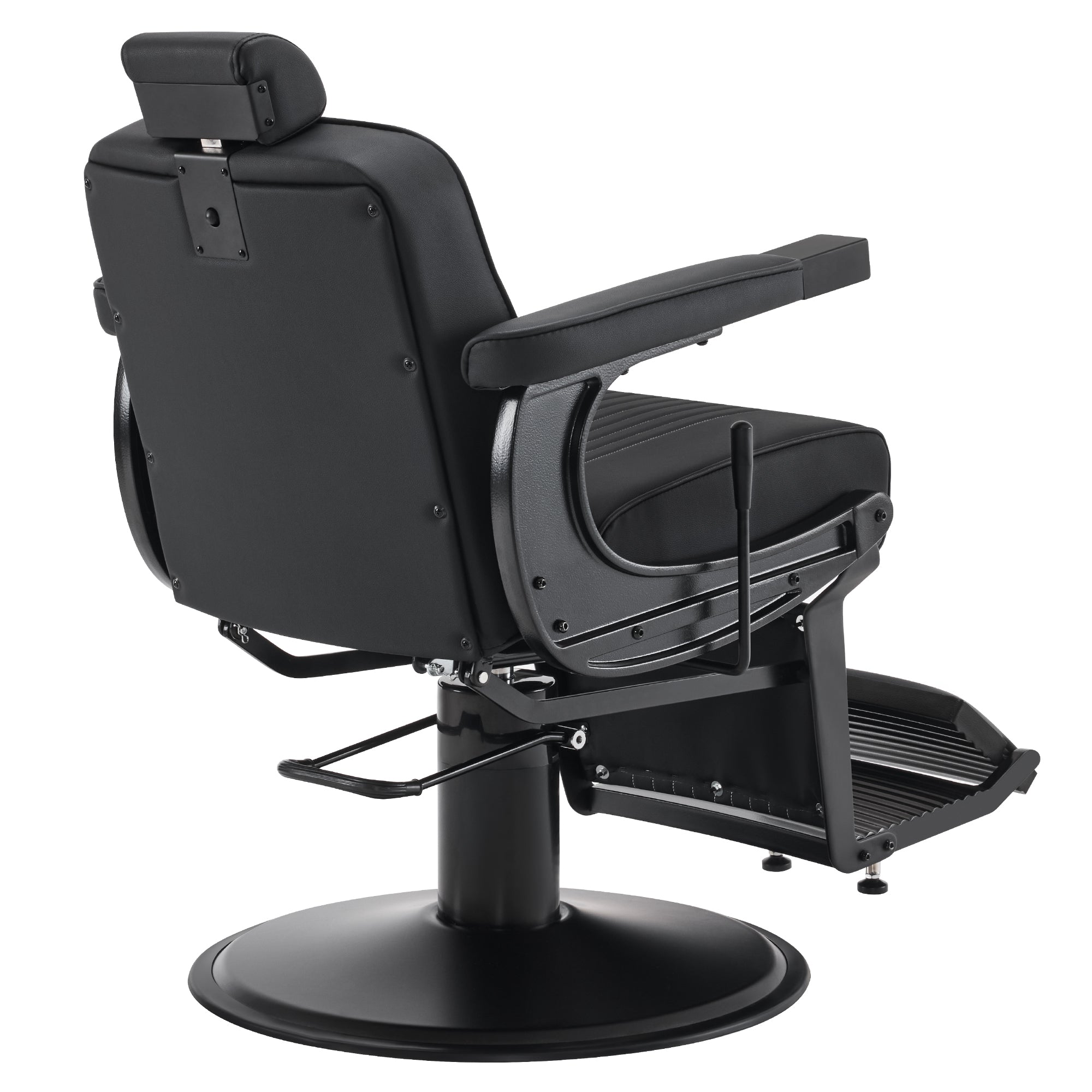 BarberPub Reclining Barber Chair, Hydraulic Styling Salon Chair for Hair Stylist 8334