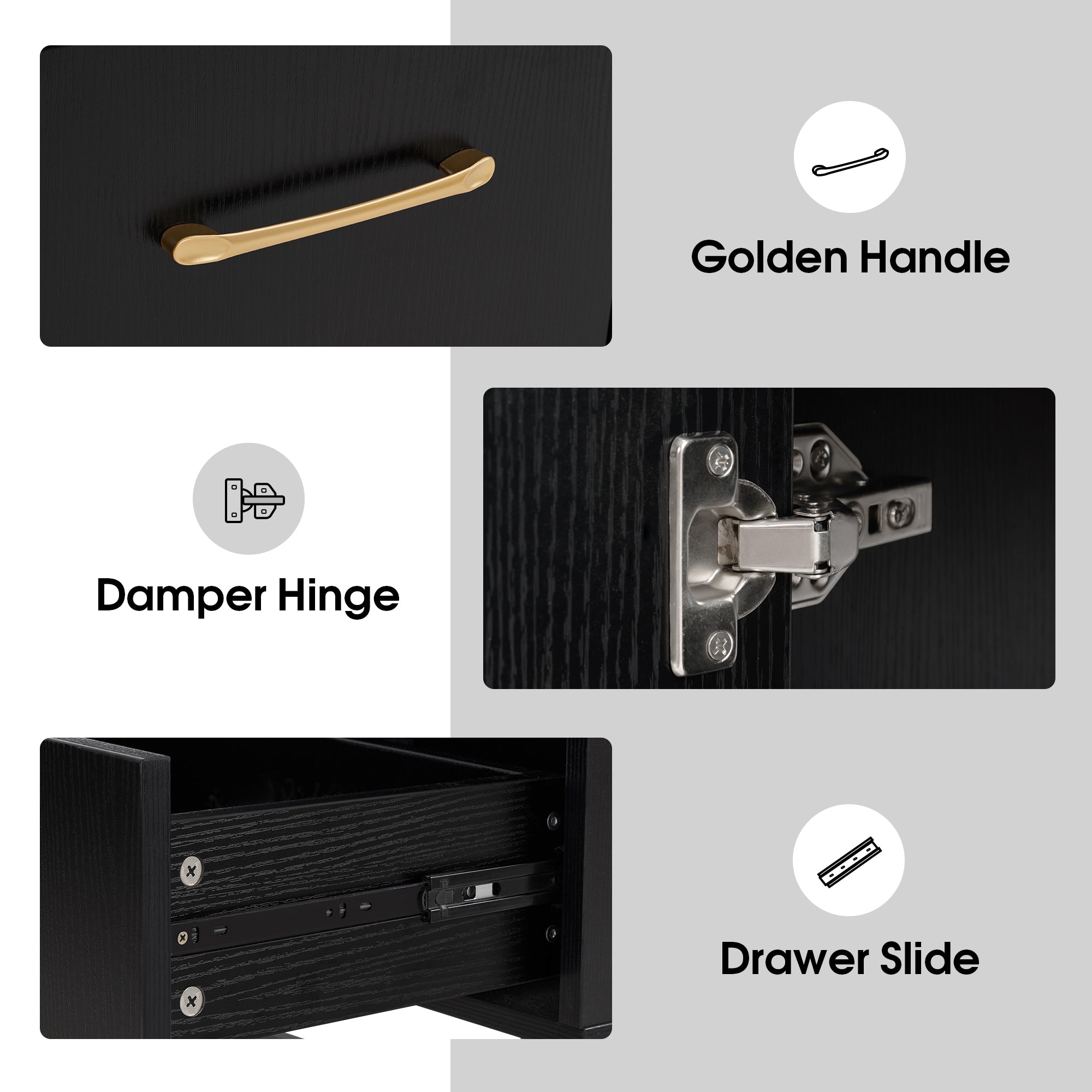 BarberPub Barber Station Wall Mount Storage Cabinet Bathroom Dresser with Shelf 3185