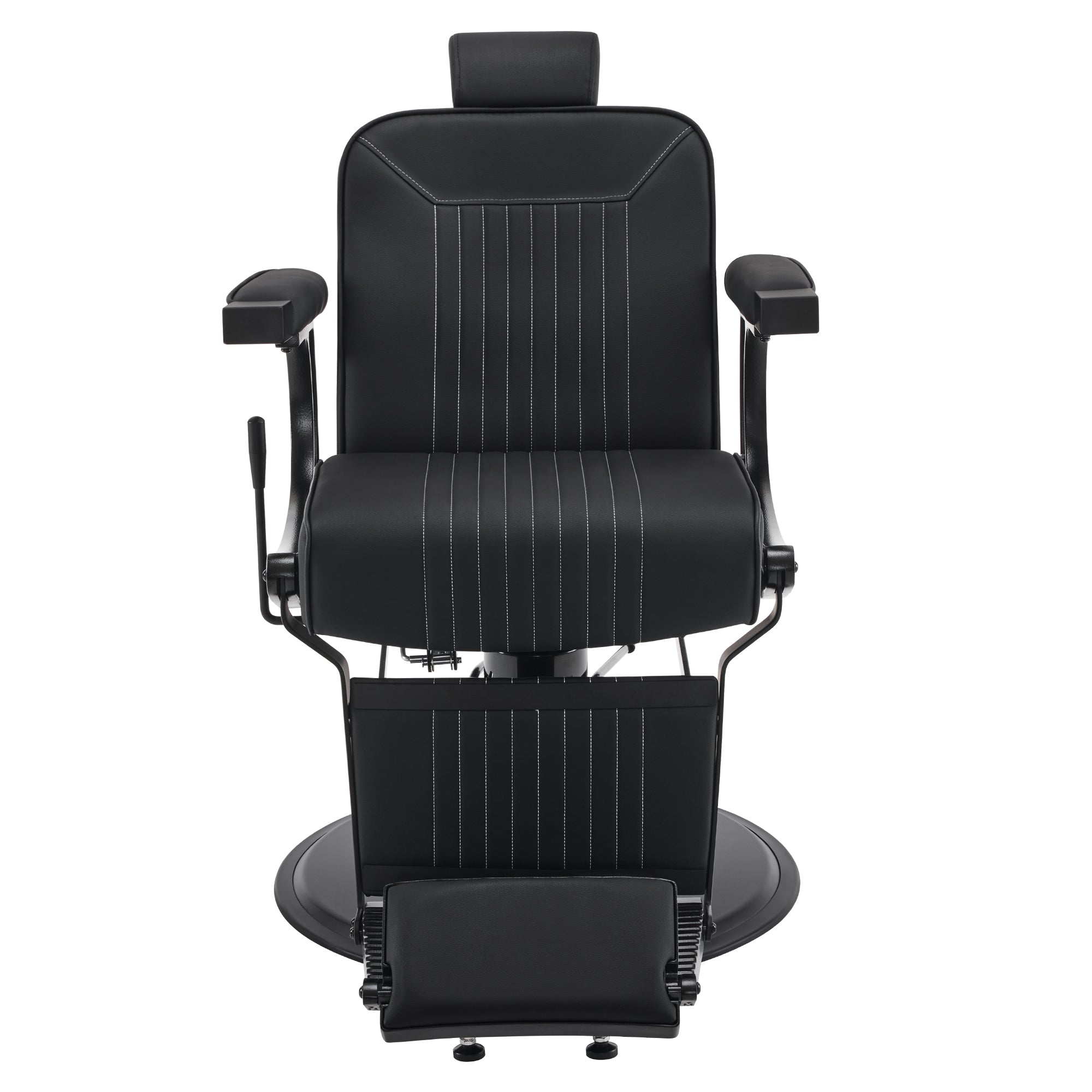 BarberPub Reclining Barber Chair, Hydraulic Styling Salon Chair for Hair Stylist 8334