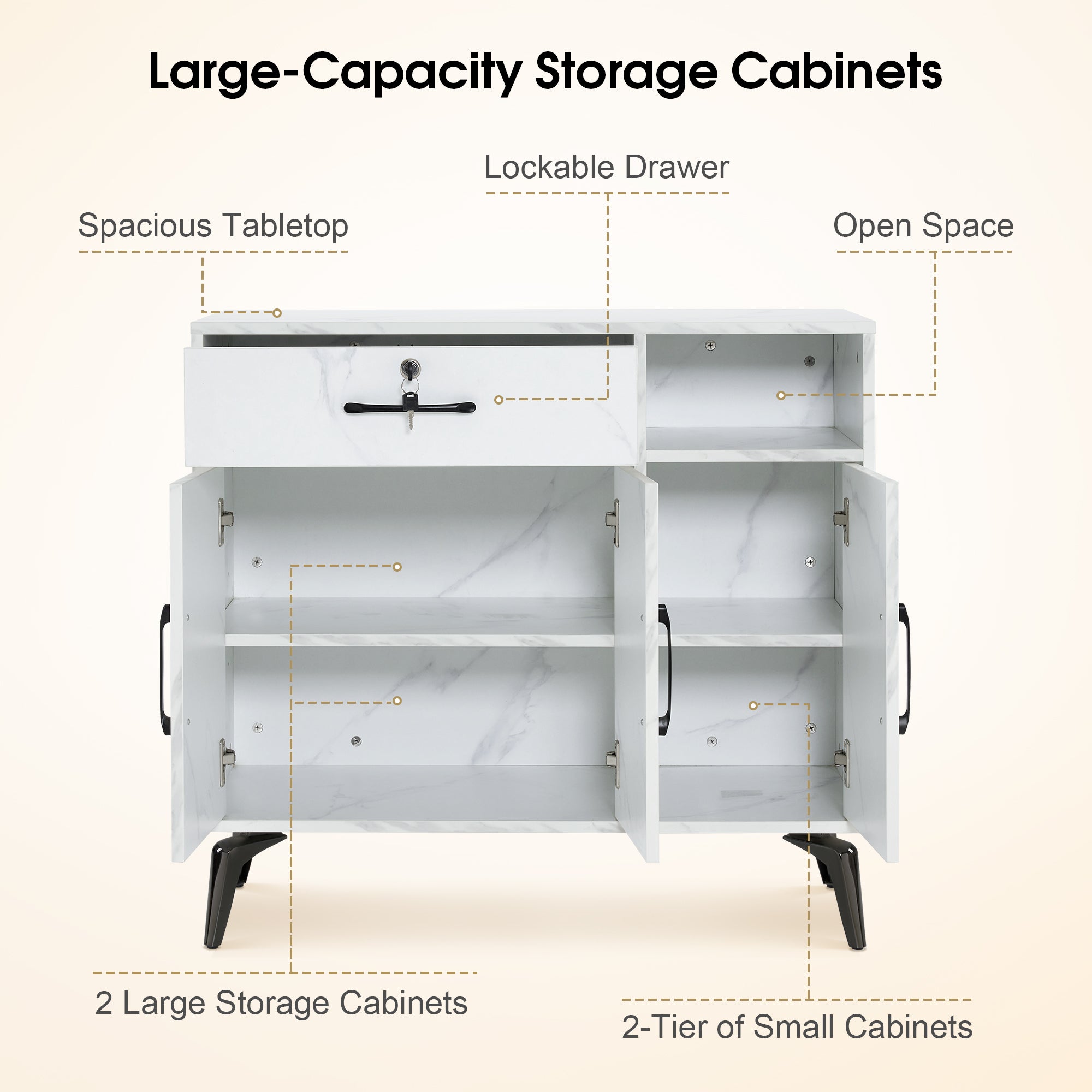 Hair Salon Storage Station for Hair Stylist, Modern Beauty Utility Equipment for Makeup 3163