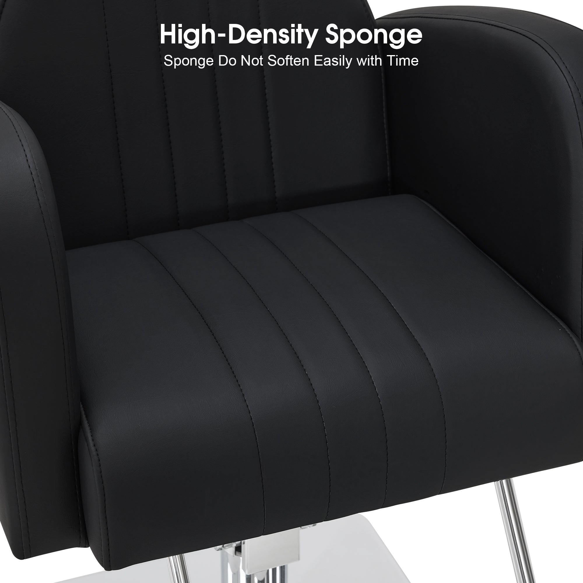 BarberPub Salon Chair, Hydraulic Styling Chair for Hair Stylist, Home Salon 9439