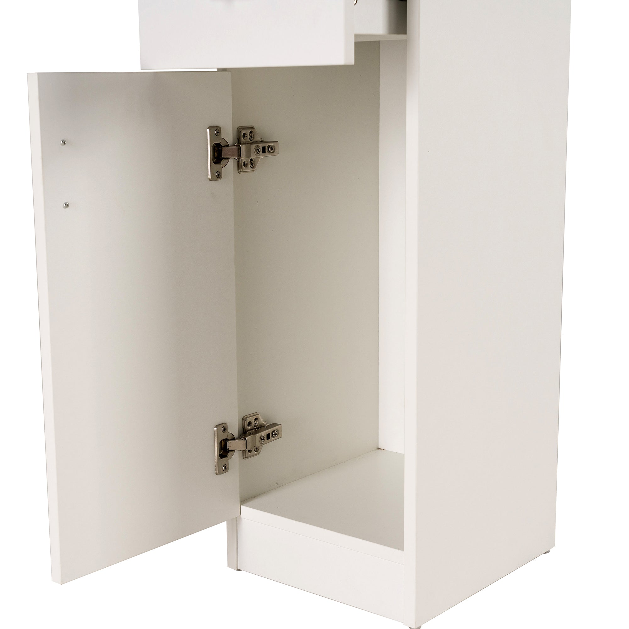 Hair Salon Wall Mount Station with Lockable Drawer and Cabinet, Barber Styling Equipment 3036-1
