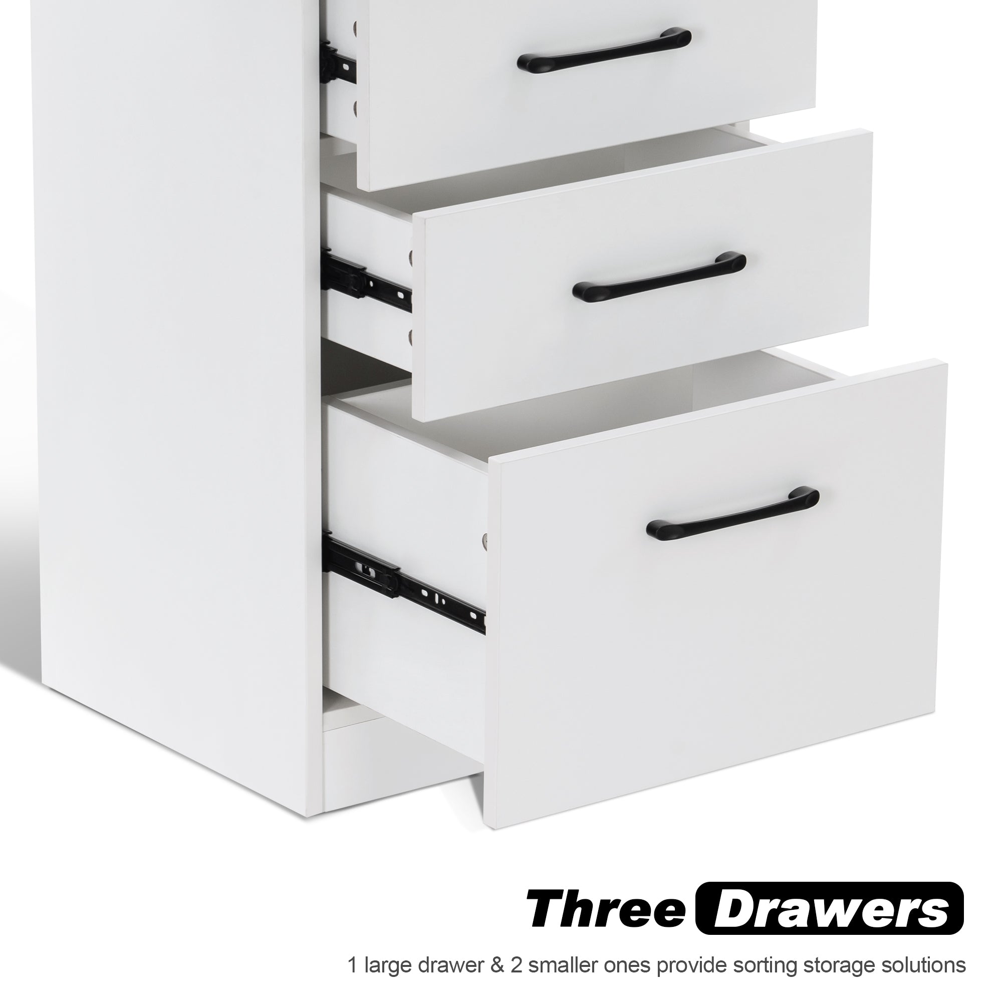 Utility Barber Station with Hair Dryer Holders, Salon Styling Cabinet for Storage 2035