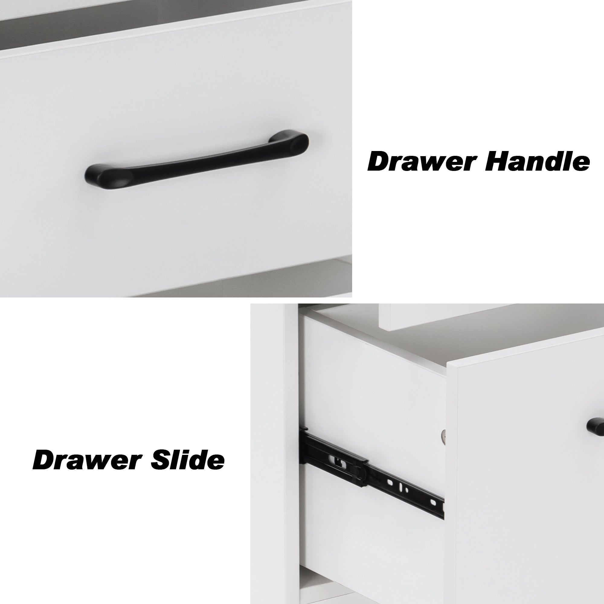 Utility Barber Station with Hair Dryer Holders, Salon Styling Cabinet for Storage 2035