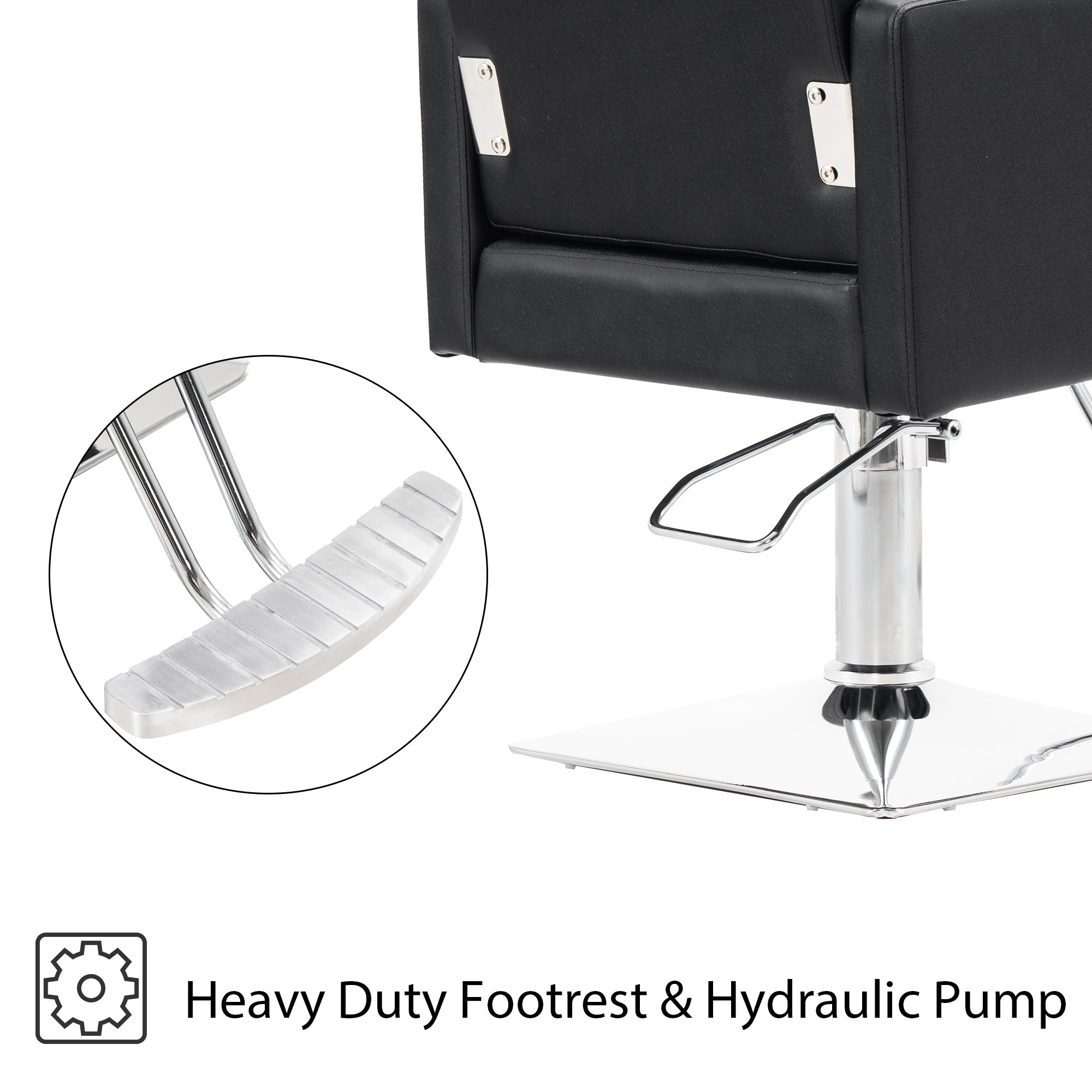 BarberPub Classic Salon Chair for Hair Stylist, Home Salon Spa Equipment 8818