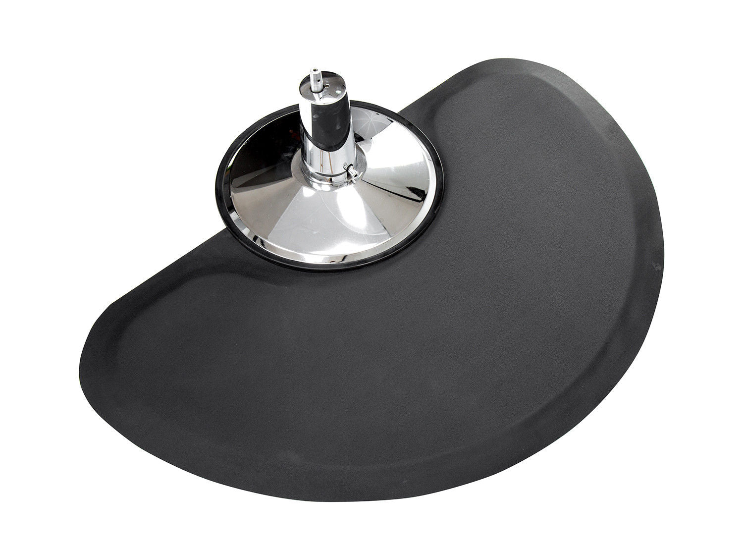 Barber Chair 9182 & Anti-Fatigue Mat 0020 Set - Reclining Hydraulic Barber Chair with 1/2" Thick Salon Mat, Ideal for Barbers & Stylists