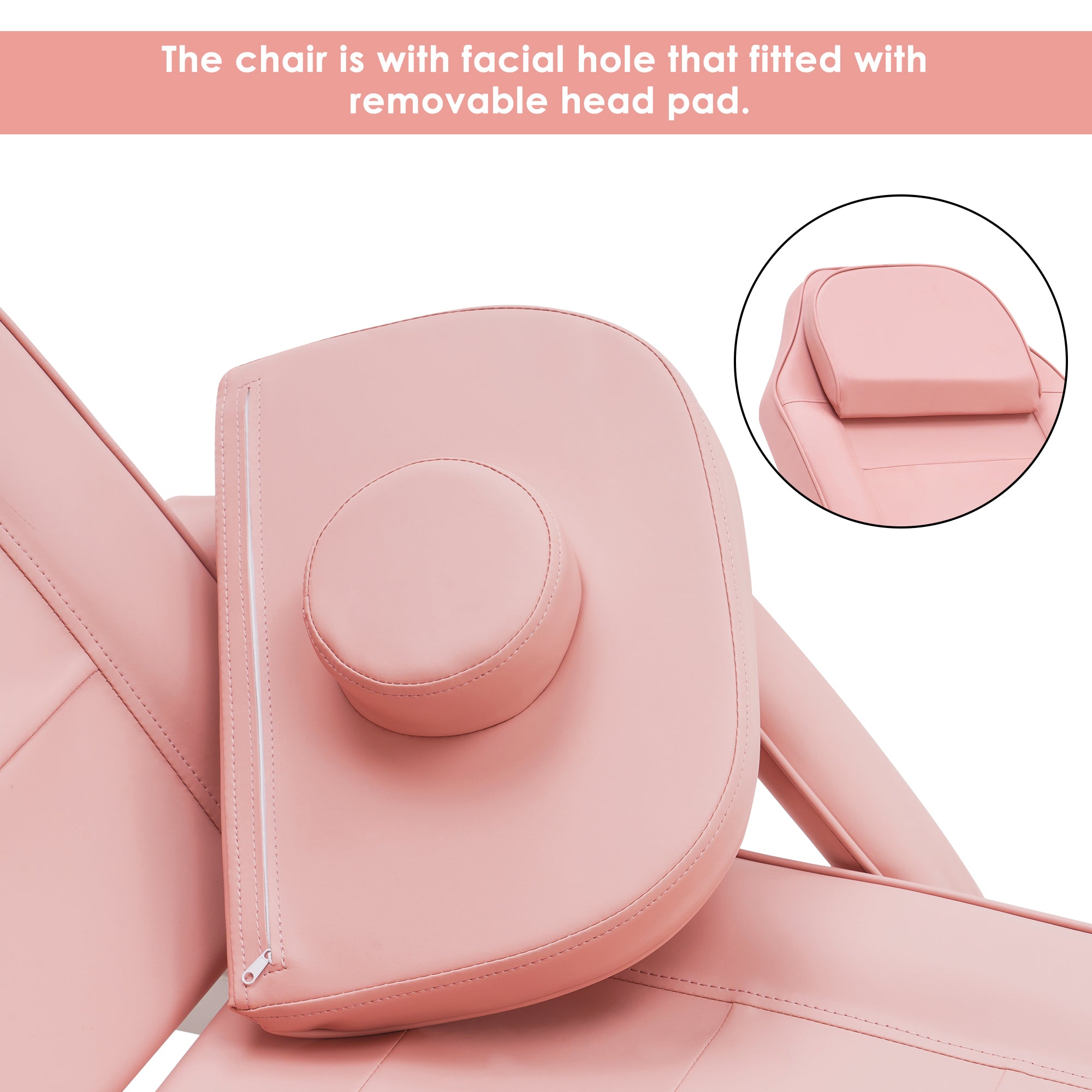 Barber Electric Massage Bed with One Motor for Height, Beauty Tattoo Chair, Salon Facial Adjustable Bed 0100