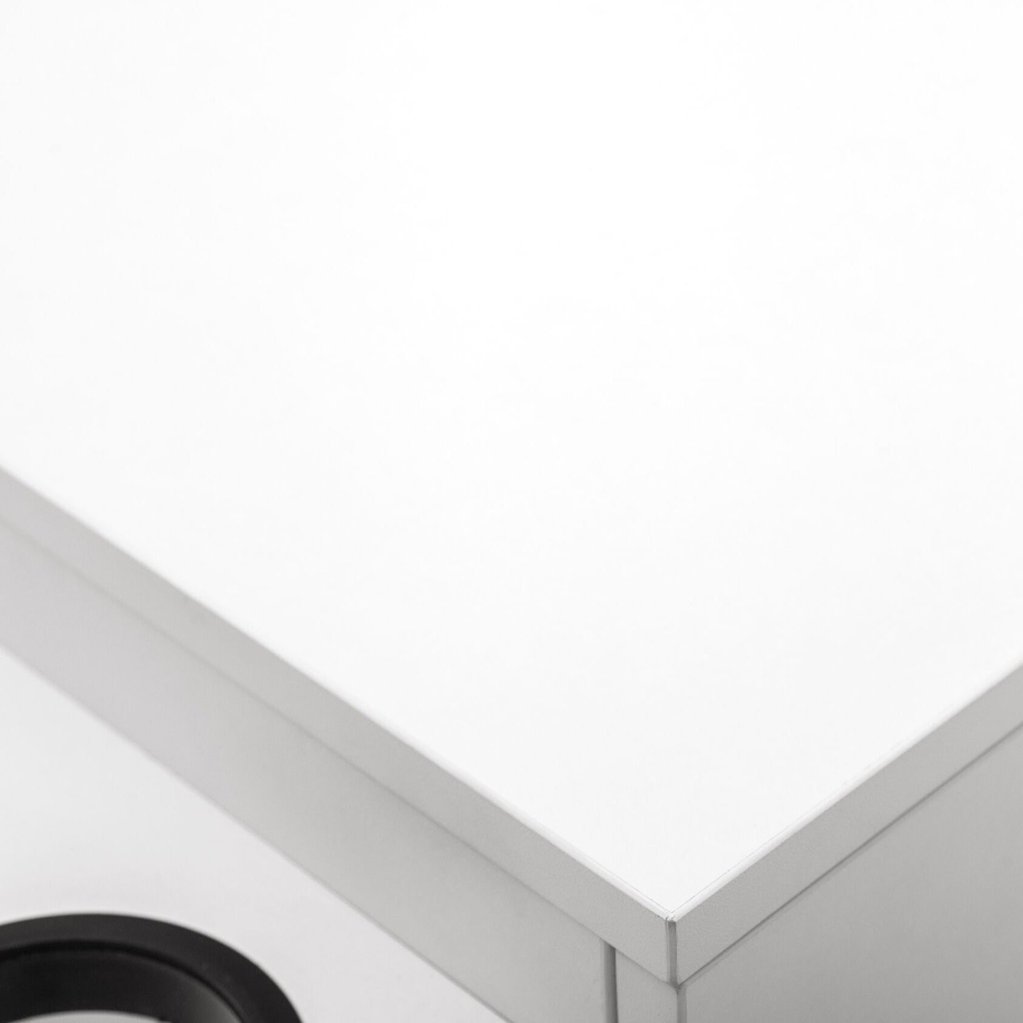 BarberPub Locking Salon Cabinet with Hair Dryer Holder Barber Stylist Station 2021