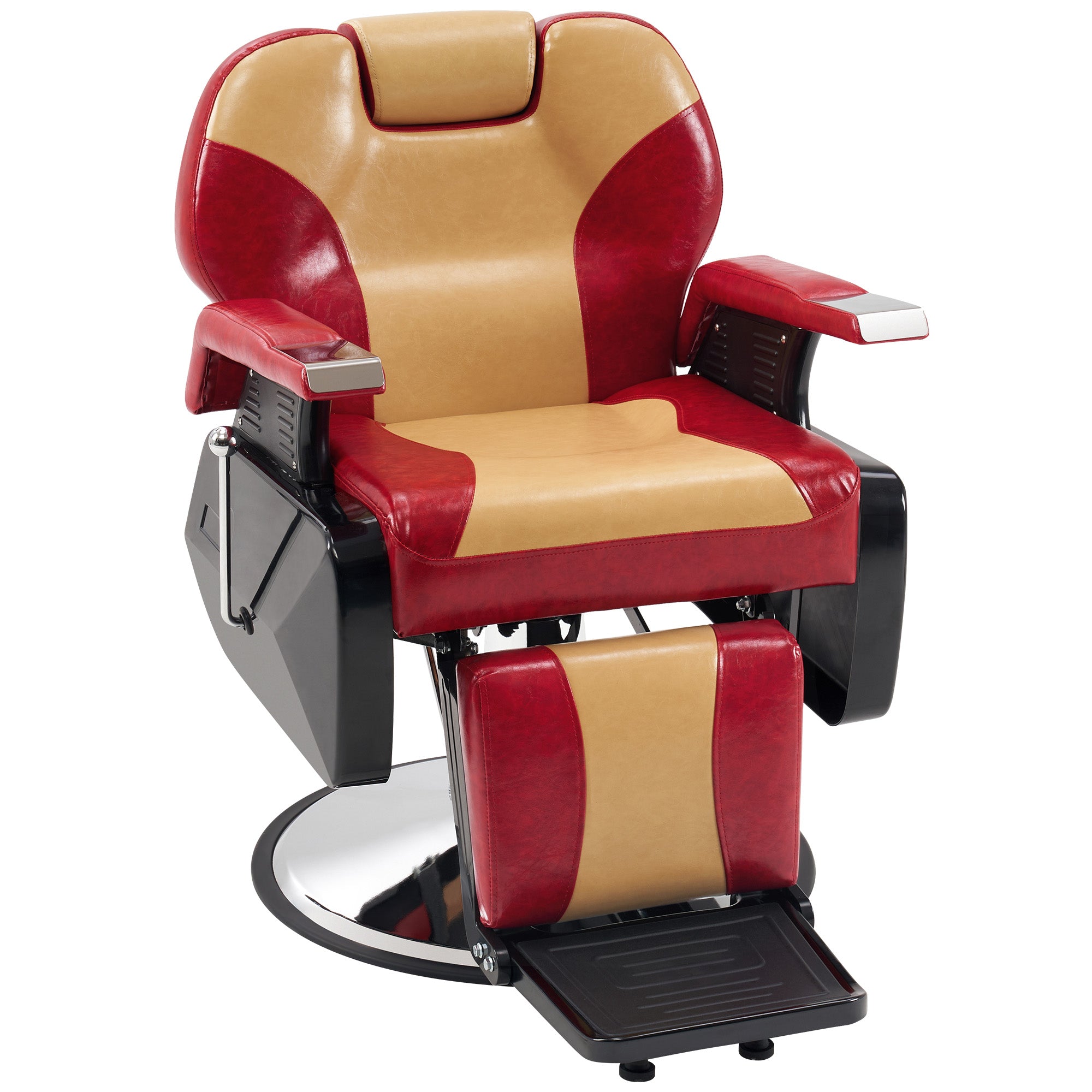 BarberPub Reclining Barber Chair, All Purpose Hydraulic Chair with Headrest 2688