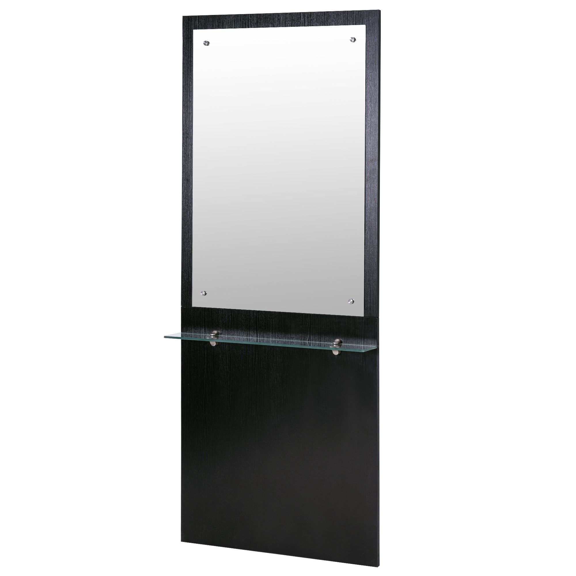 Modern Wall Mount Styling Station with Mirror, Simple Makeup Barber Station 3016
