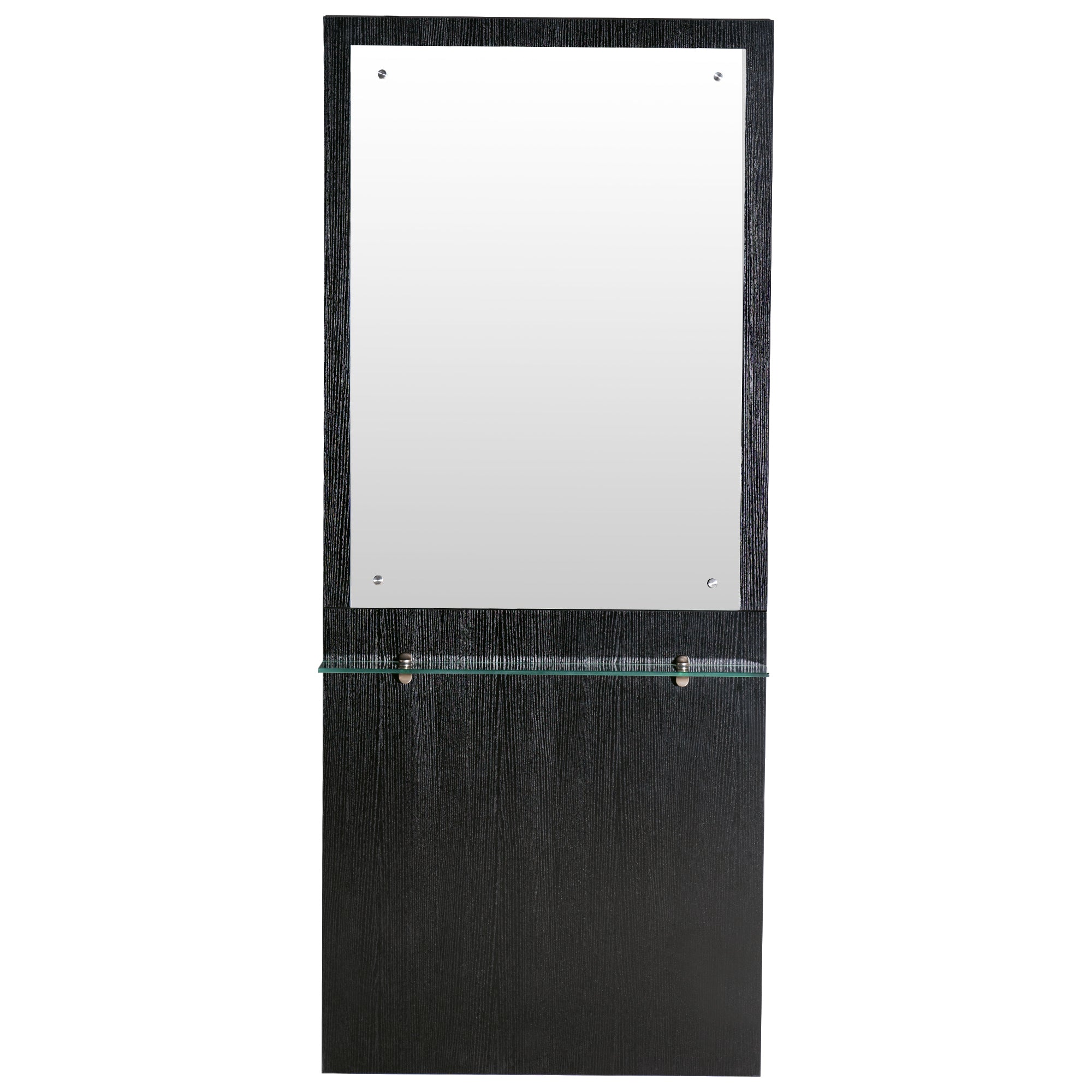 Modern Wall Mount Styling Station with Mirror, Simple Makeup Barber Station 3016