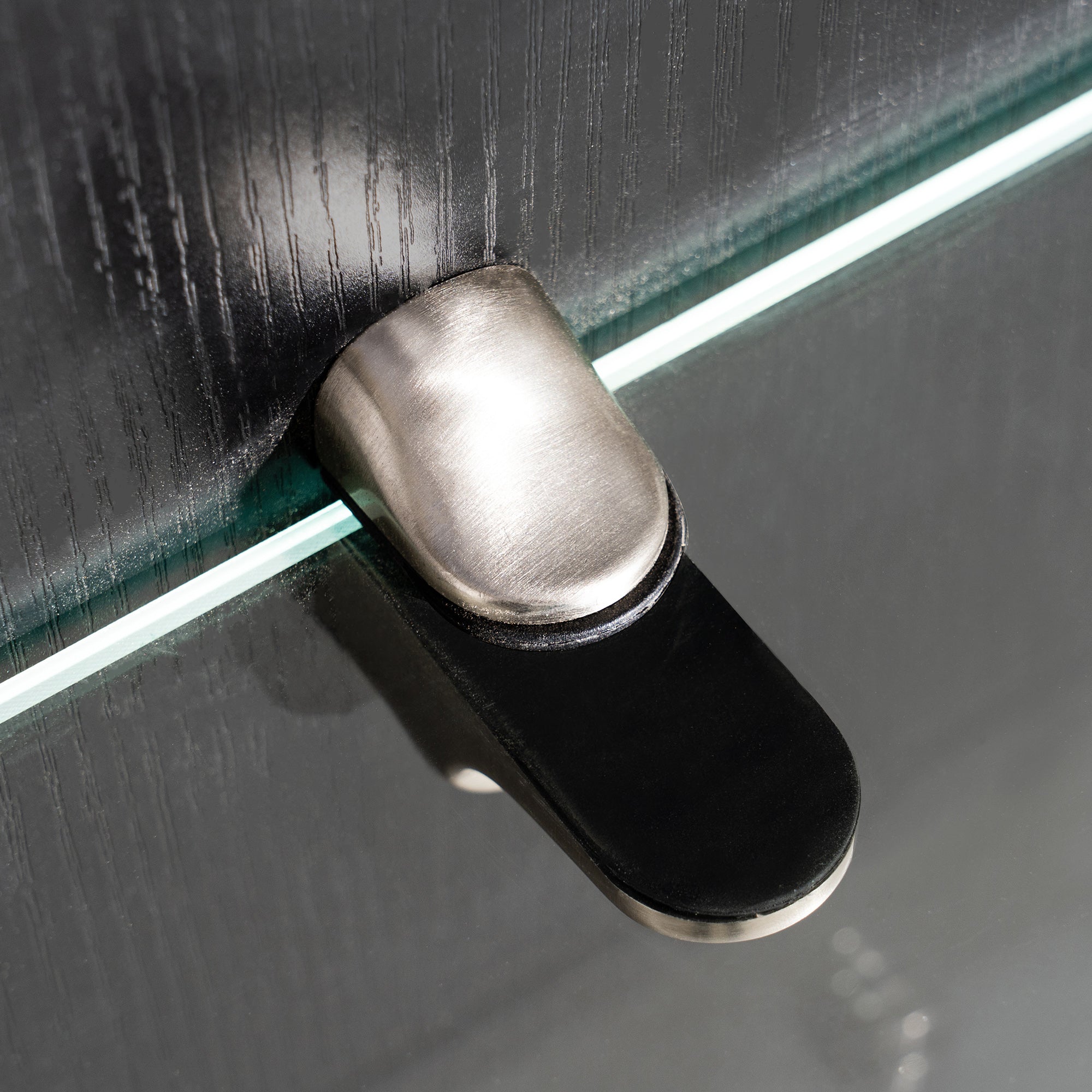 Modern Wall Mount Styling Station with Mirror, Simple Makeup Barber Station 3016