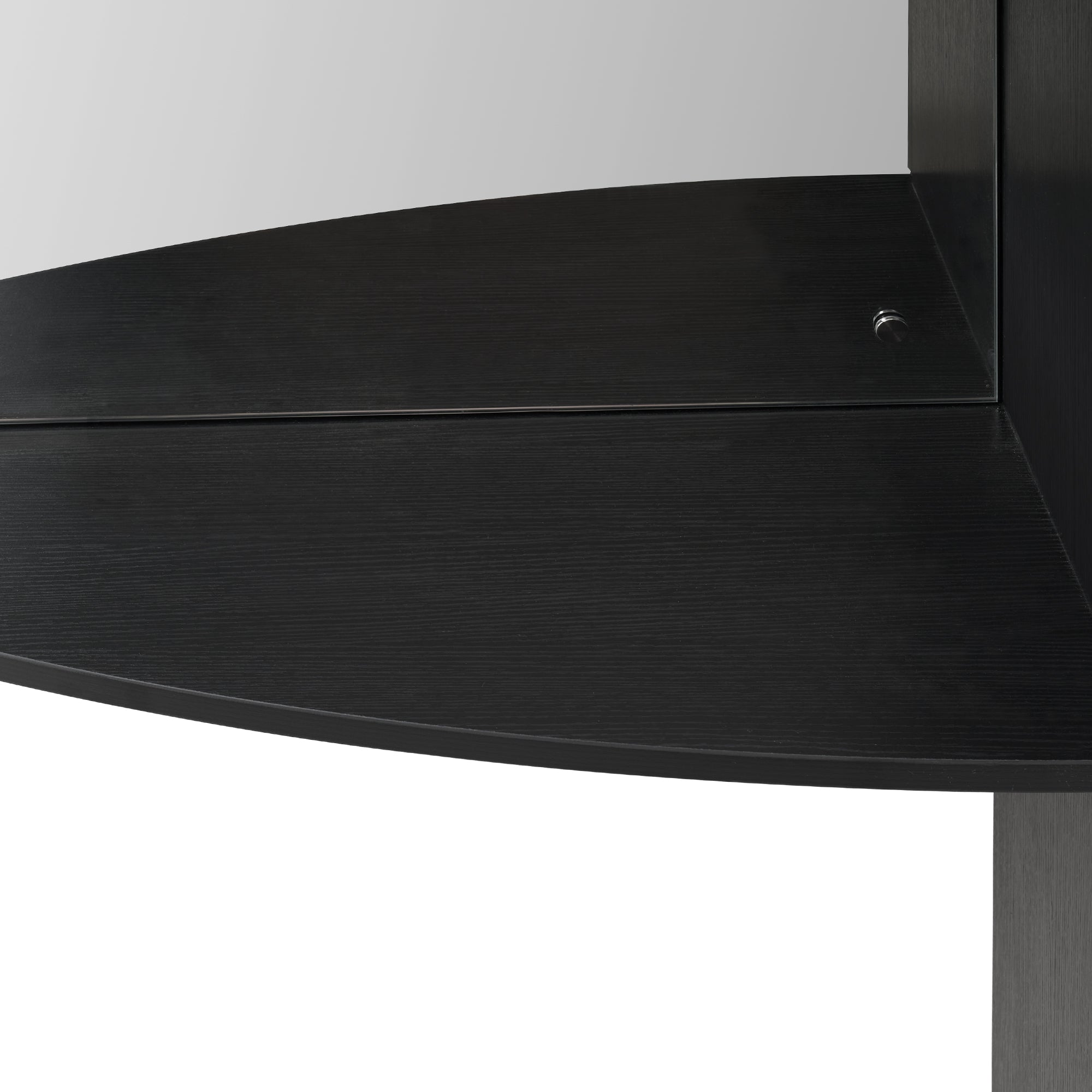 Modern Wall Mount Mirror Station for Storage, Hair Salon Cabinet with Hair Dryer Holders 3034