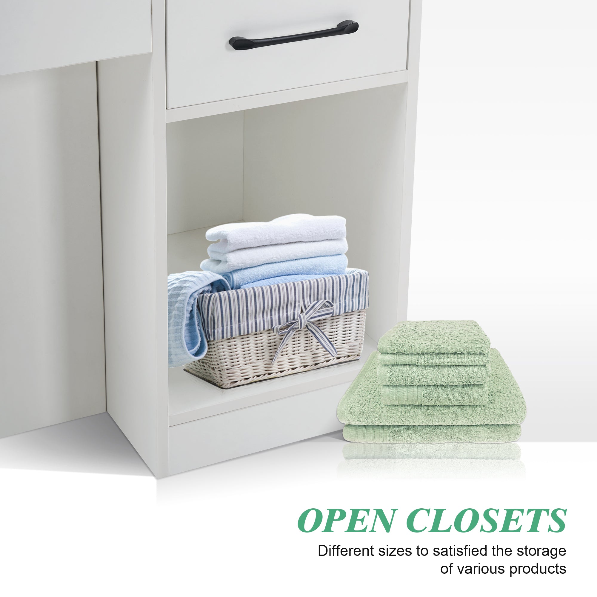 BarberPub Barber Wall Mount Station with Shampoo Bowl High-end Styling Furniture Set 3145