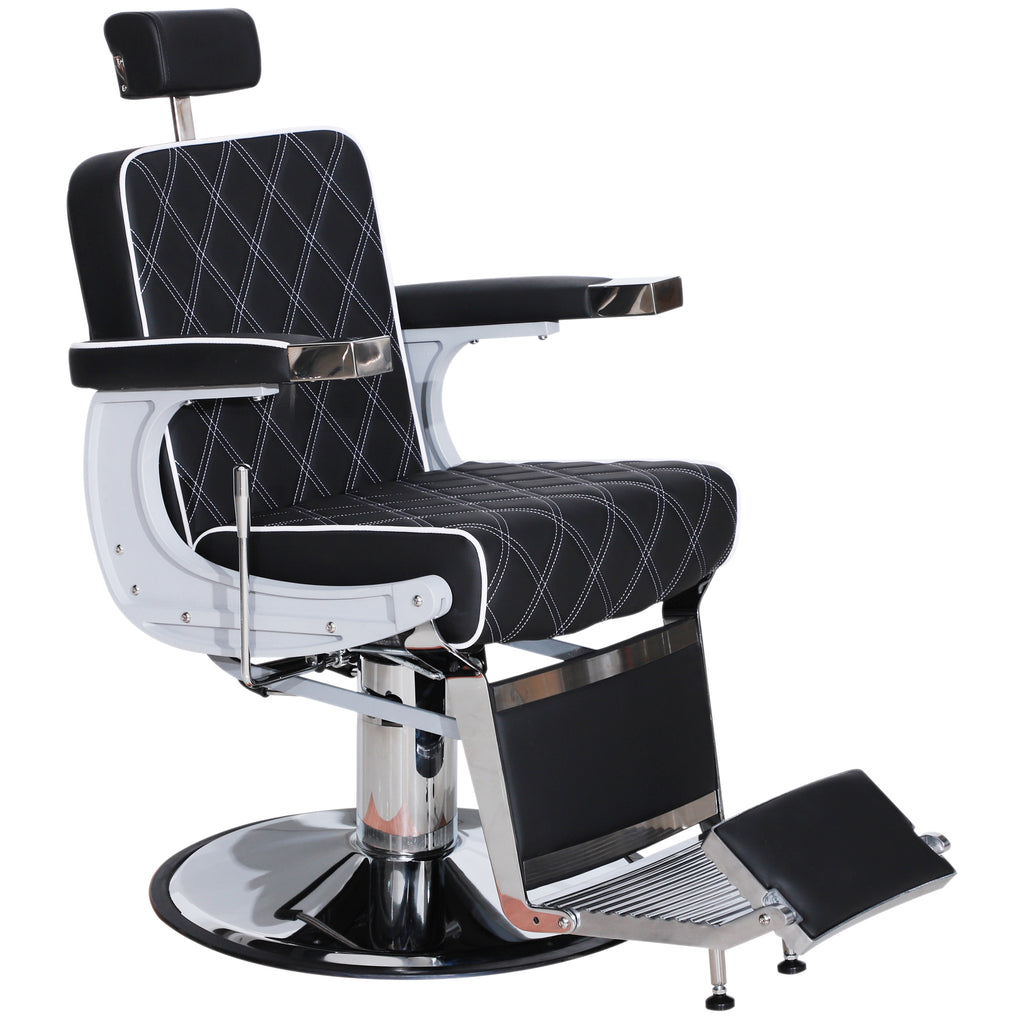 Black and white barber chair new arrivals