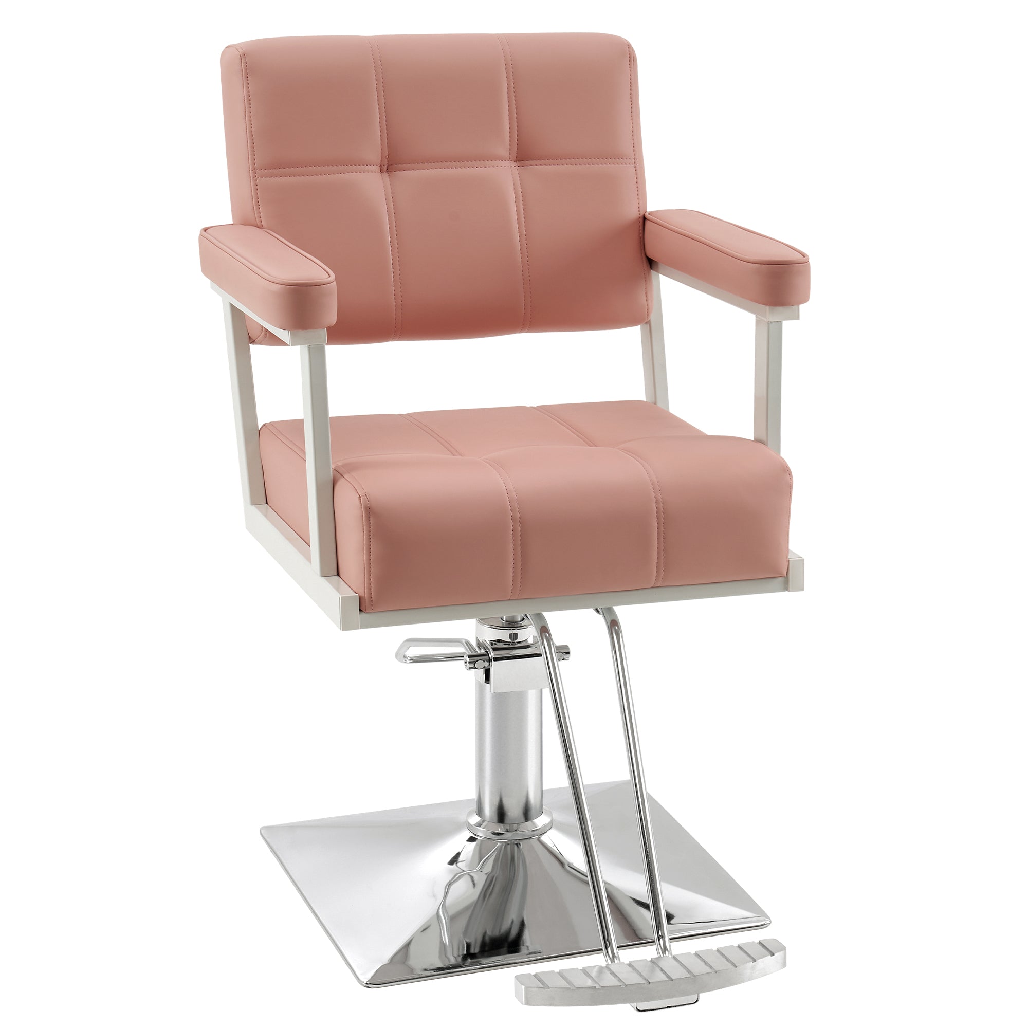 BarberPub Styling Salon Chair, Hydraulic Pump Swivel Salon Equipment 8816