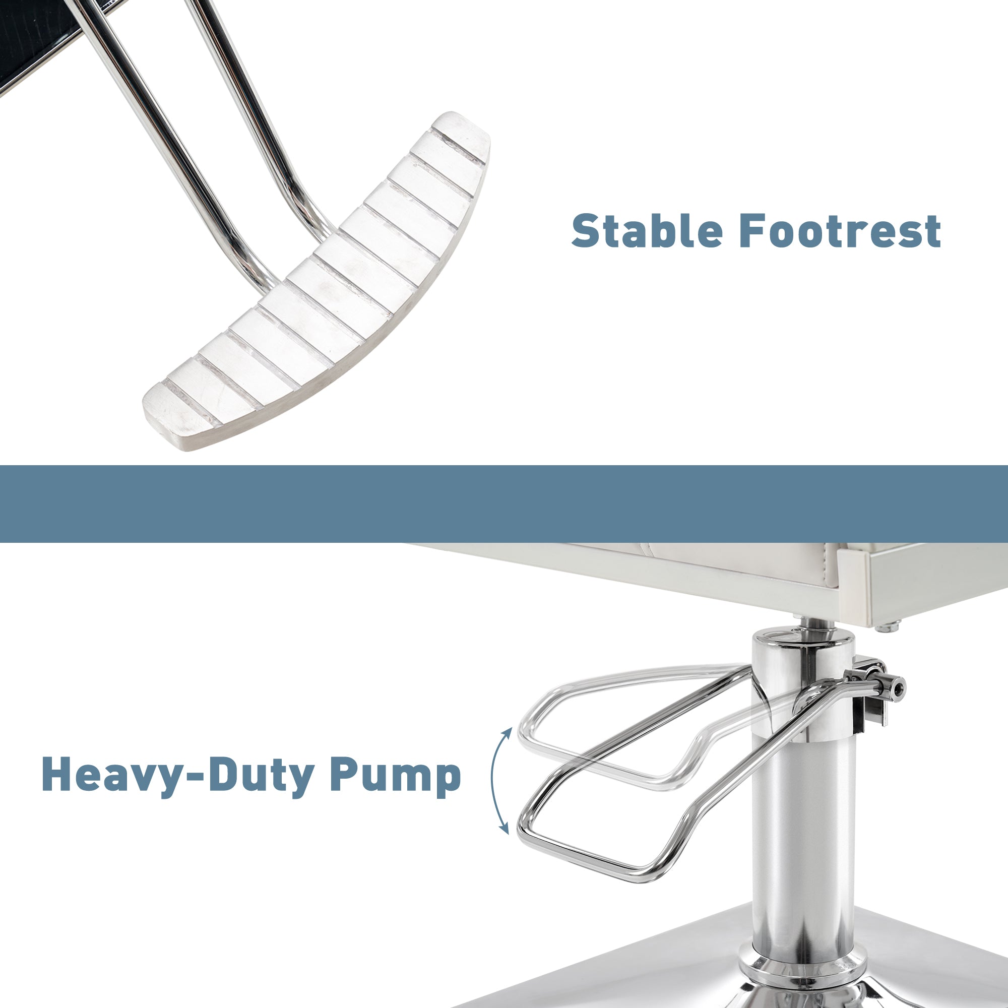 BarberPub Styling Salon Chair, Hydraulic Pump Swivel Salon Equipment 8816