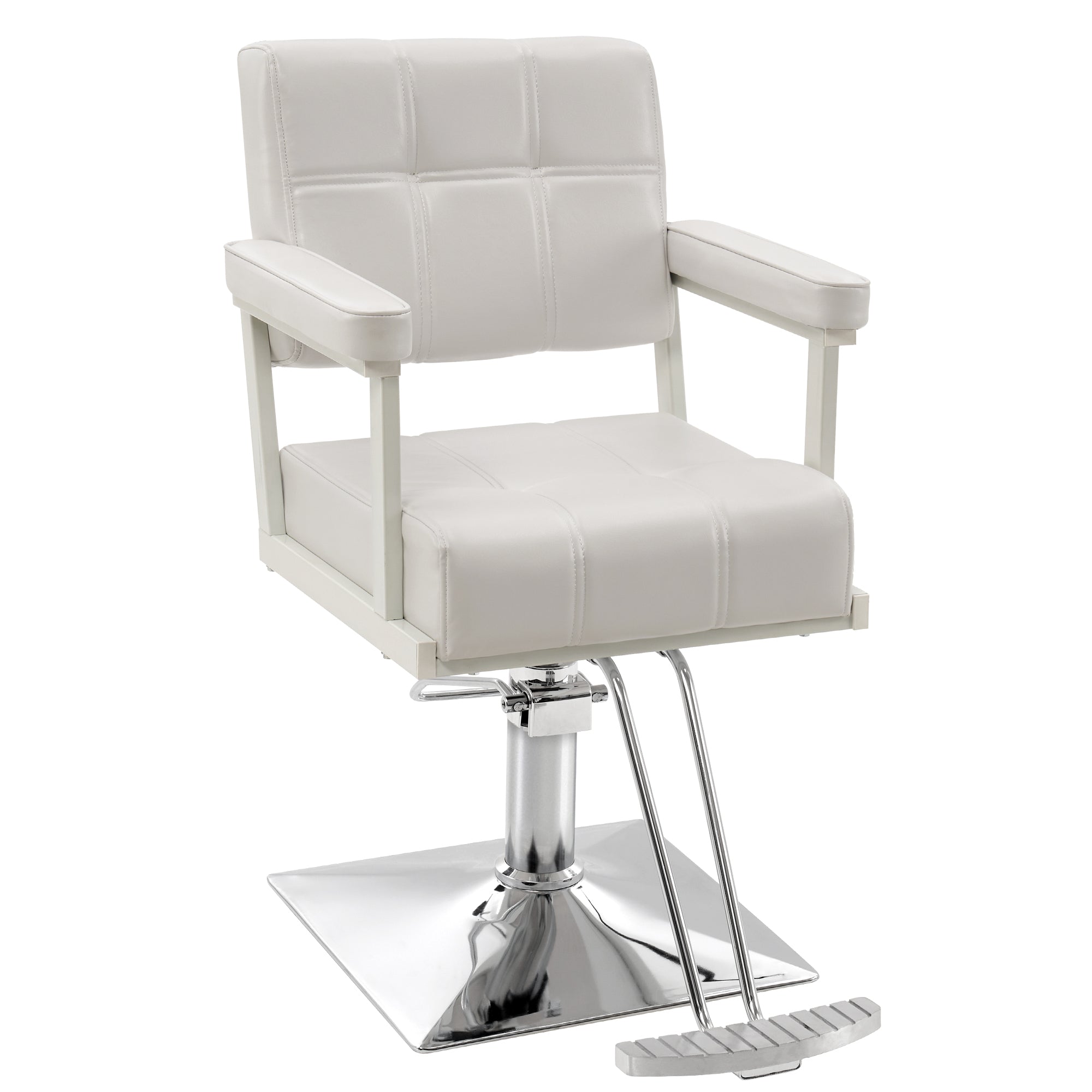 BarberPub Styling Salon Chair, Hydraulic Pump Swivel Salon Equipment 8816