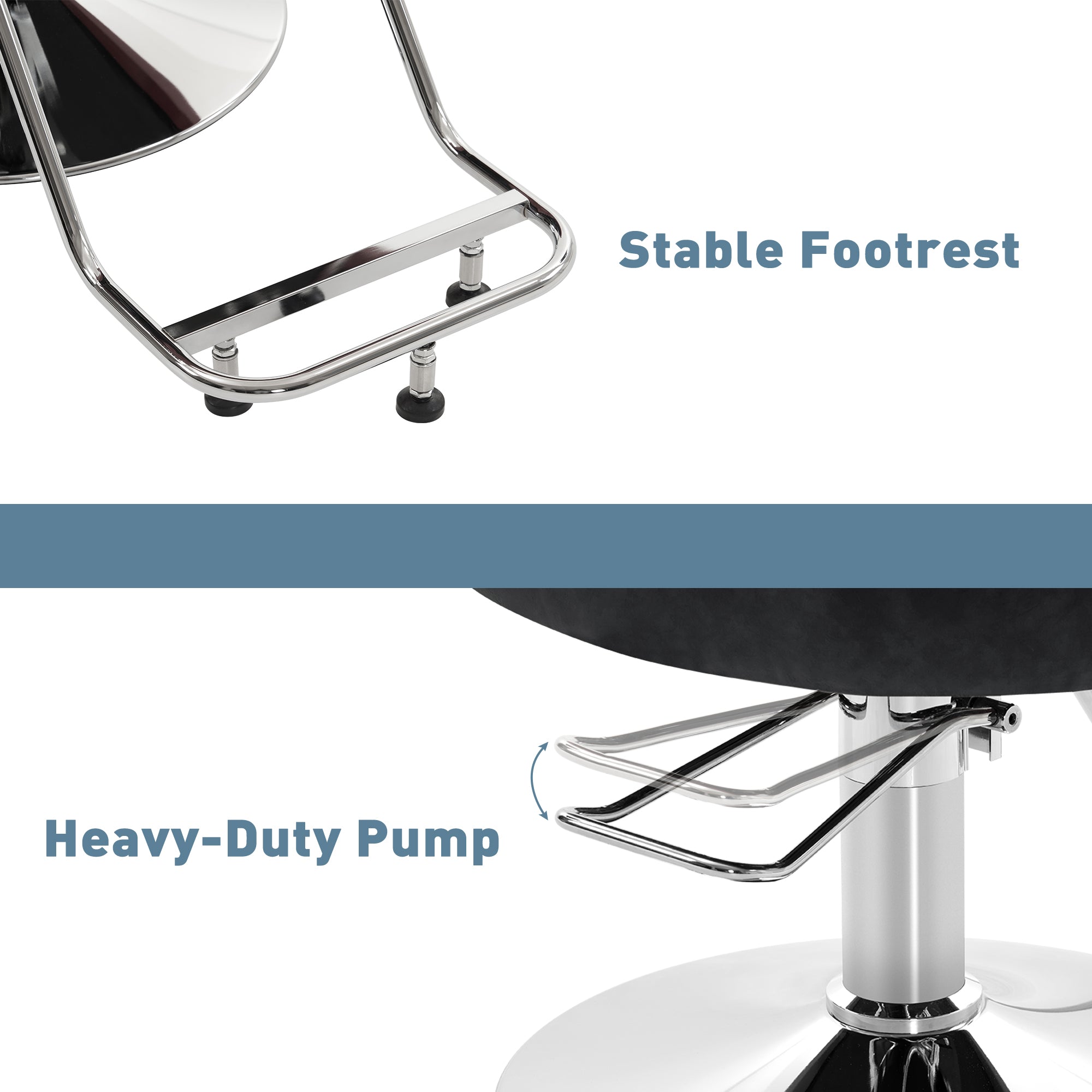 BarberPub Styling Salon Chair for Hair Stylist, Barber Beauty Styling Chair 3807