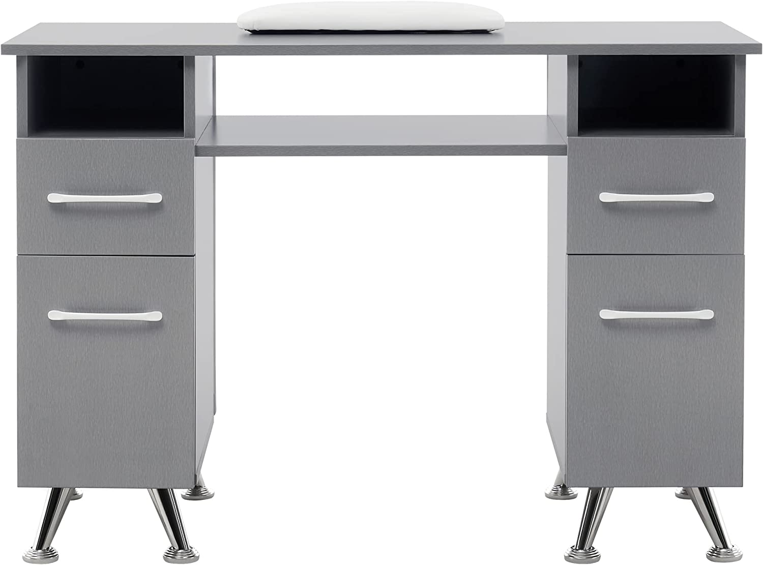 BarberPub Acetone Resistant Manicure Table Nail Equipment for Storage 2671