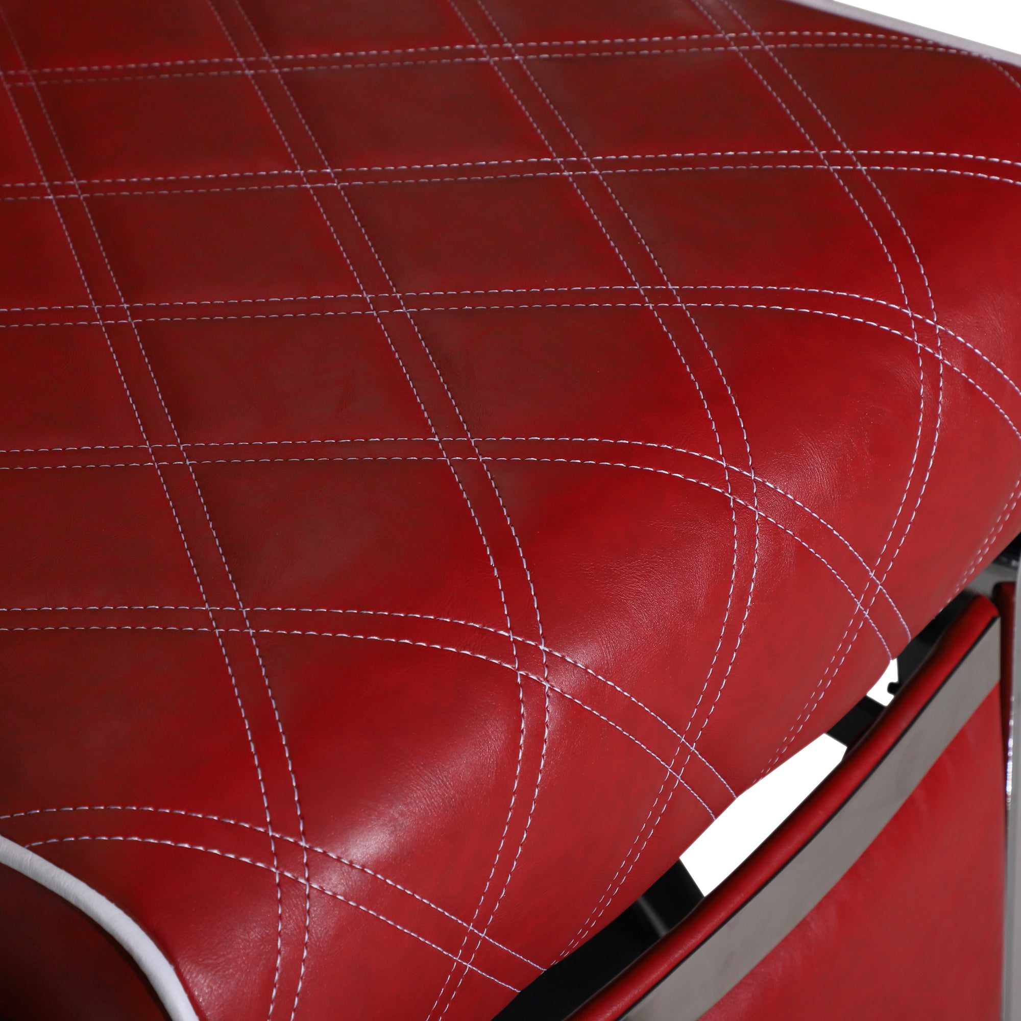 BarberPub Barber Chair for Hair Stylist, Reclining Barbershop Salon Chair 3825