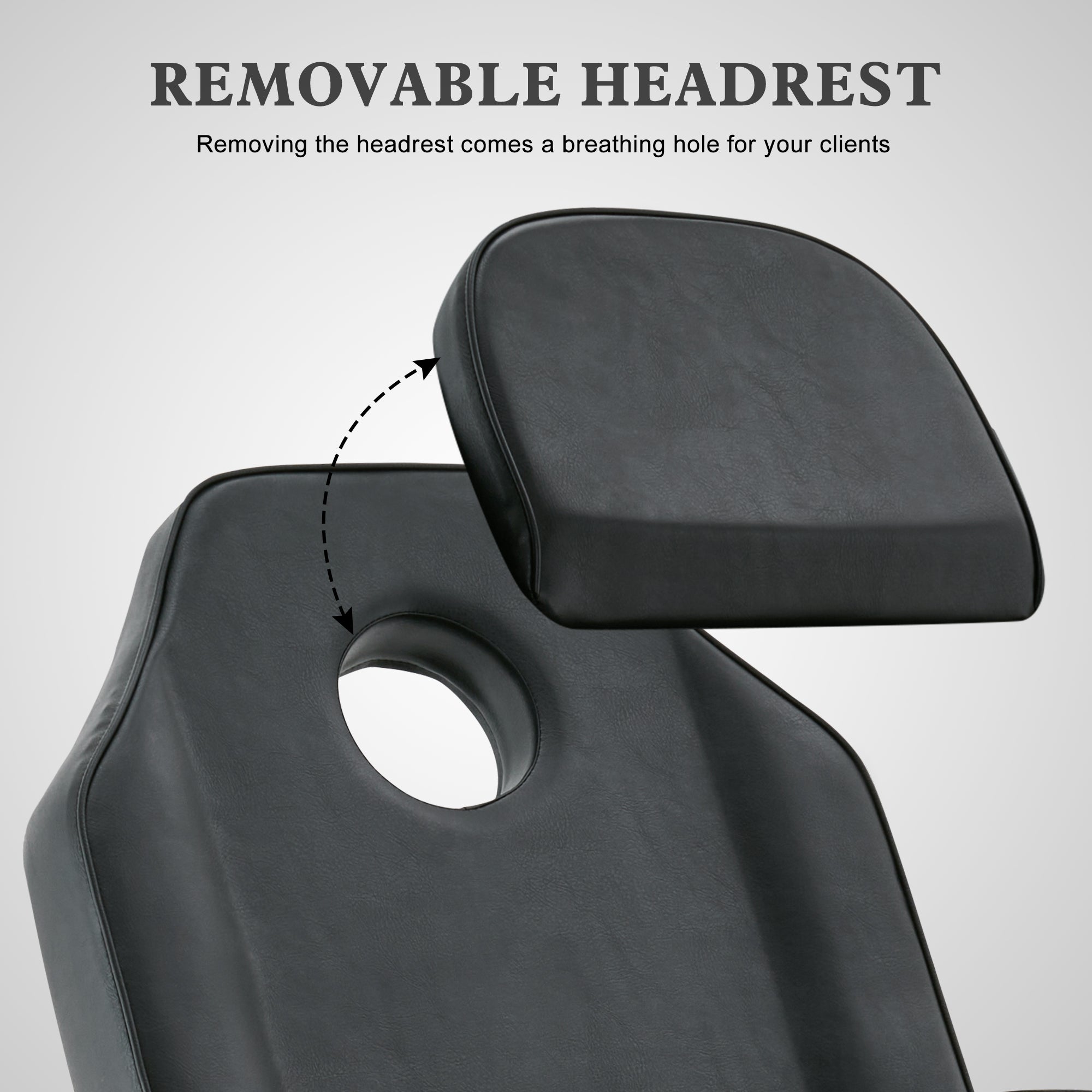 BarberPub Professional Hydraulic Beauty Bed, Height Adjustable Tattoo SPA Chair for Client 2753