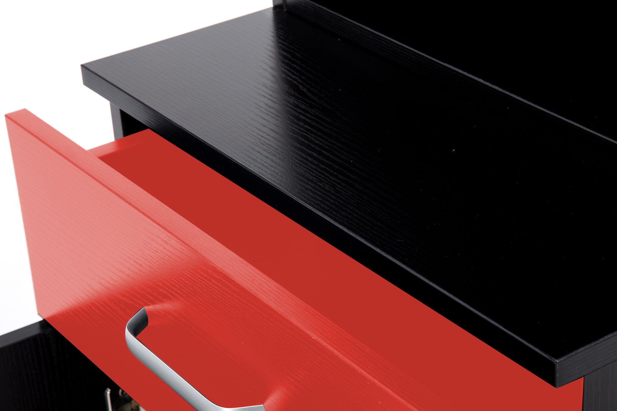 Hair Salon Wall Mount Station with Lockable Drawer and Cabinet, Barber Styling Equipment 3036-1