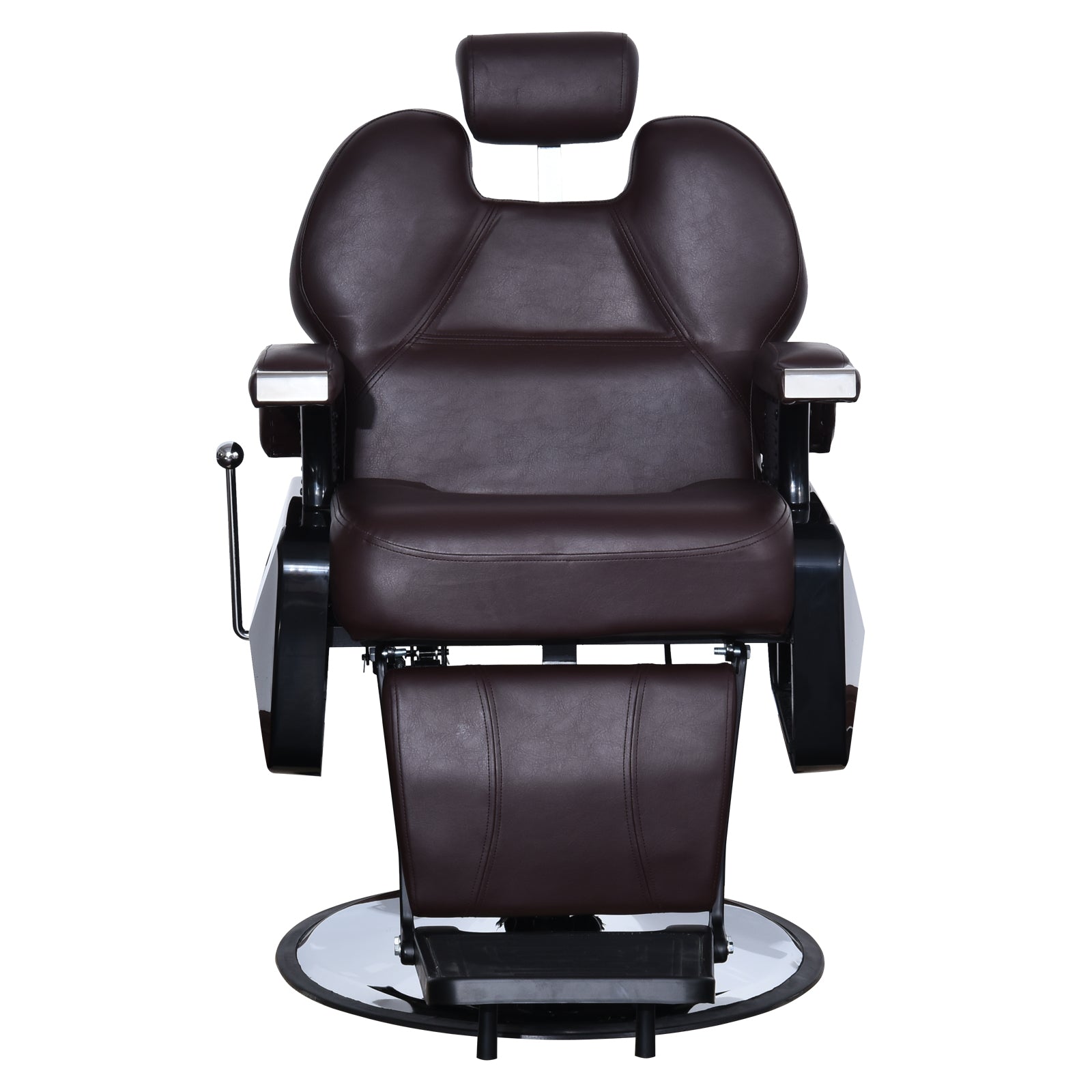 BarberPub Reclining Barber Chair, All Purpose Hydraulic Chair with Headrest 2688