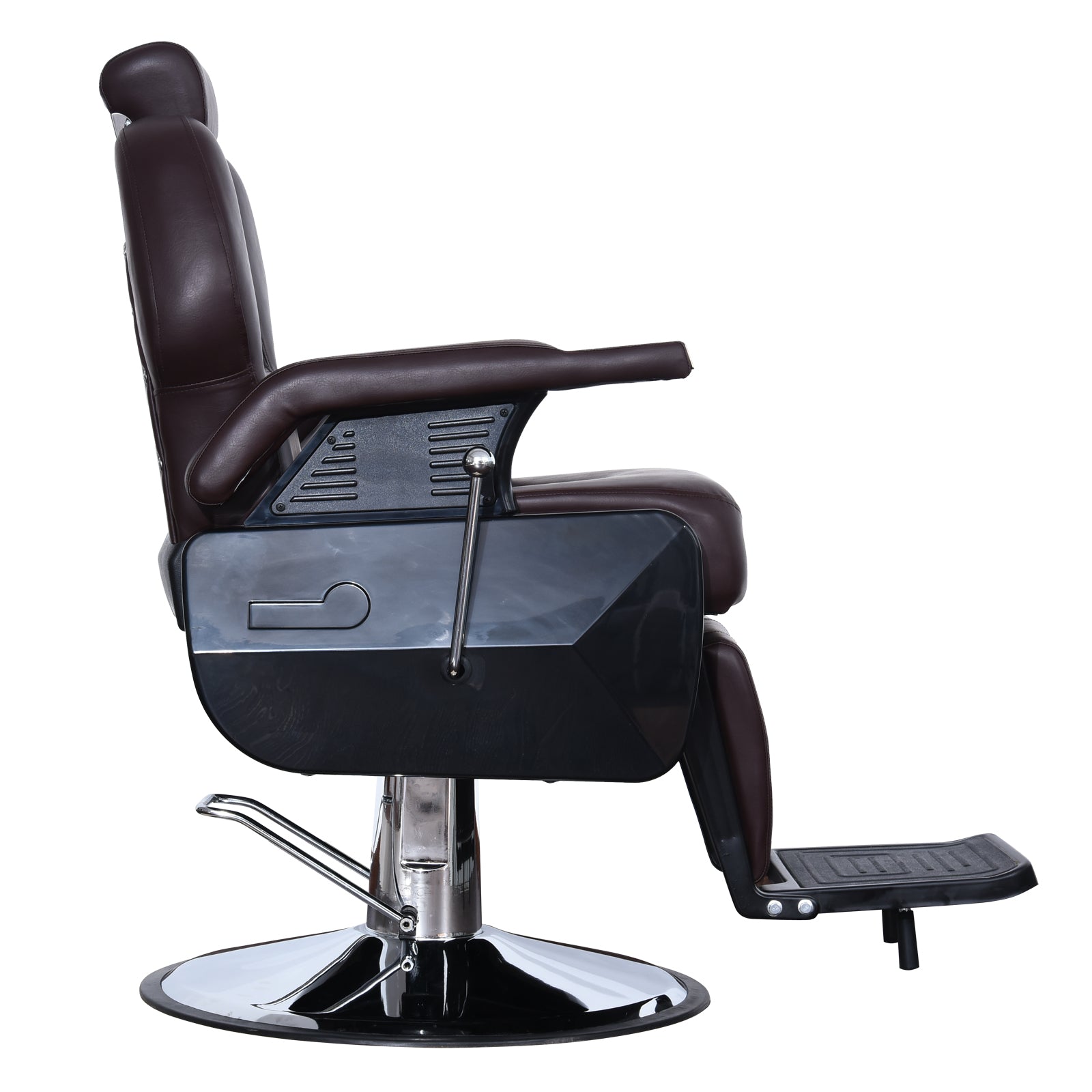 BarberPub Reclining Barber Chair, All Purpose Hydraulic Chair with Headrest 2688