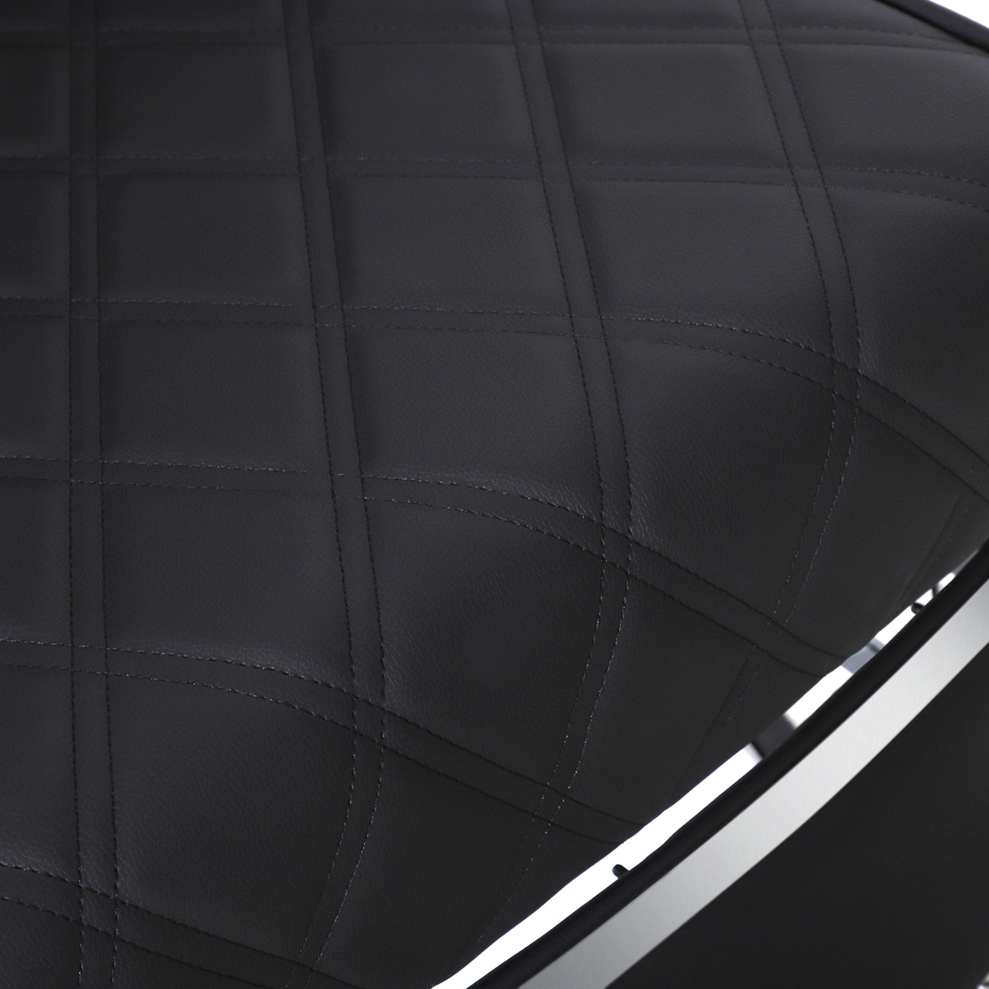 BarberPub Barber Chair for Hair Stylist, Reclining Barbershop Salon Chair 3825